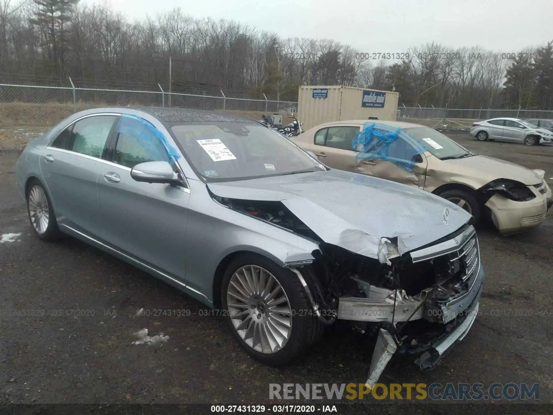 1 Photograph of a damaged car WDDUG8GB4KA470022 MERCEDES-BENZ S 2019