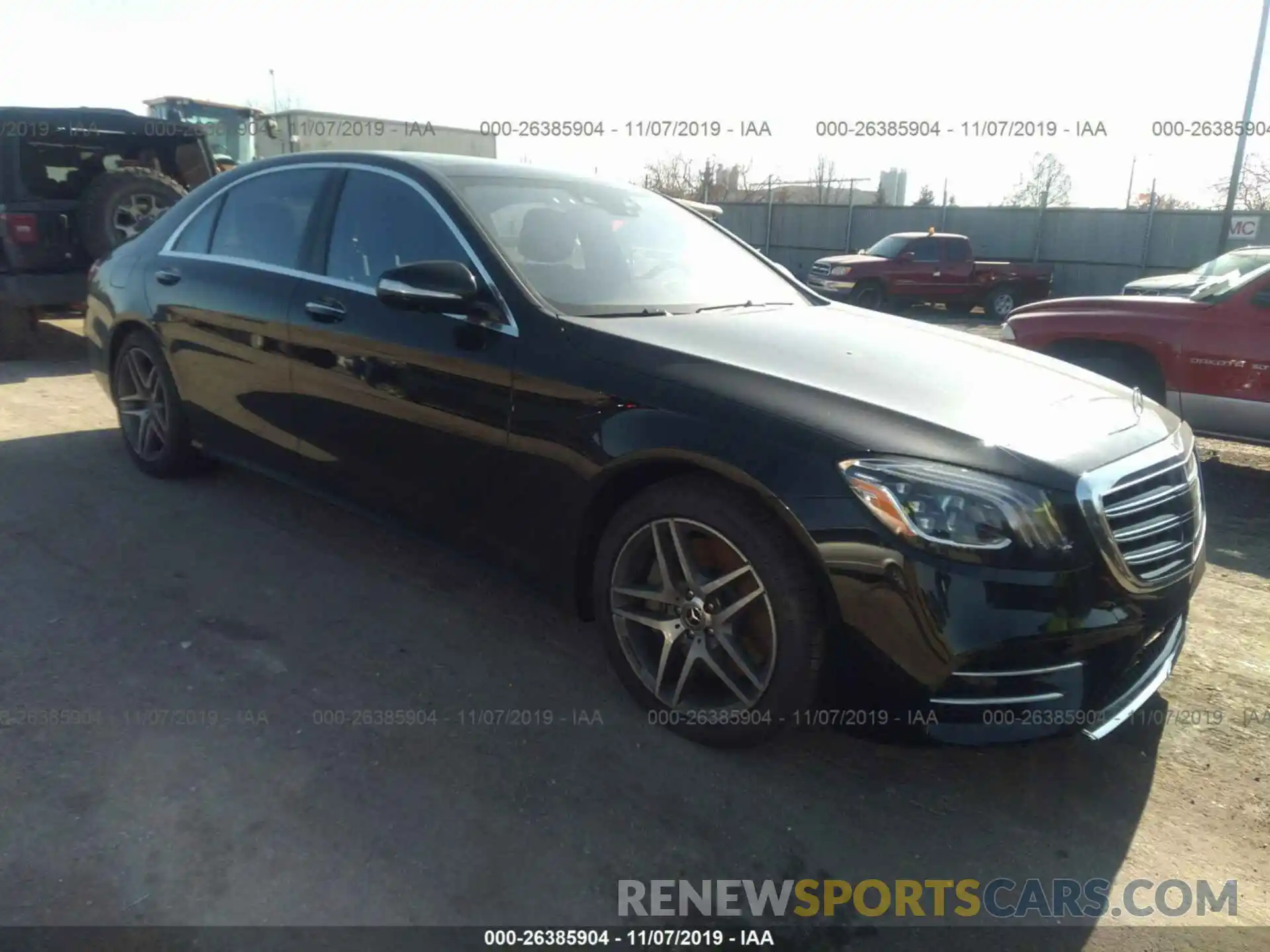 1 Photograph of a damaged car WDDUG8GBXKA463057 MERCEDES-BENZ S 2019