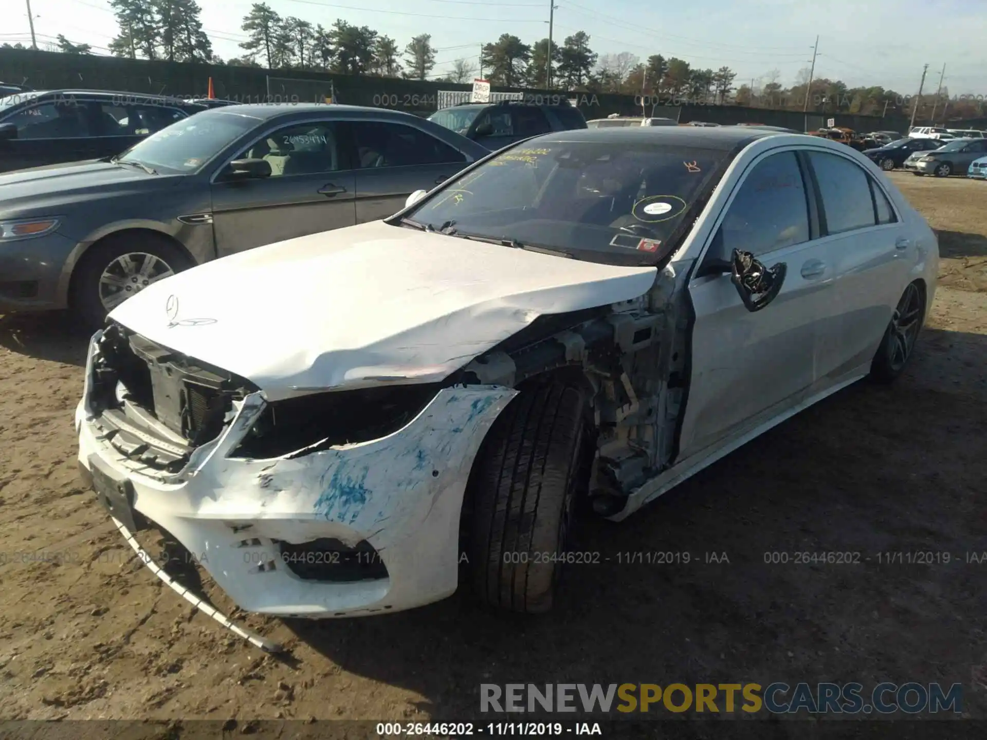 2 Photograph of a damaged car WDDUG8GBXKA472020 MERCEDES-BENZ S 2019