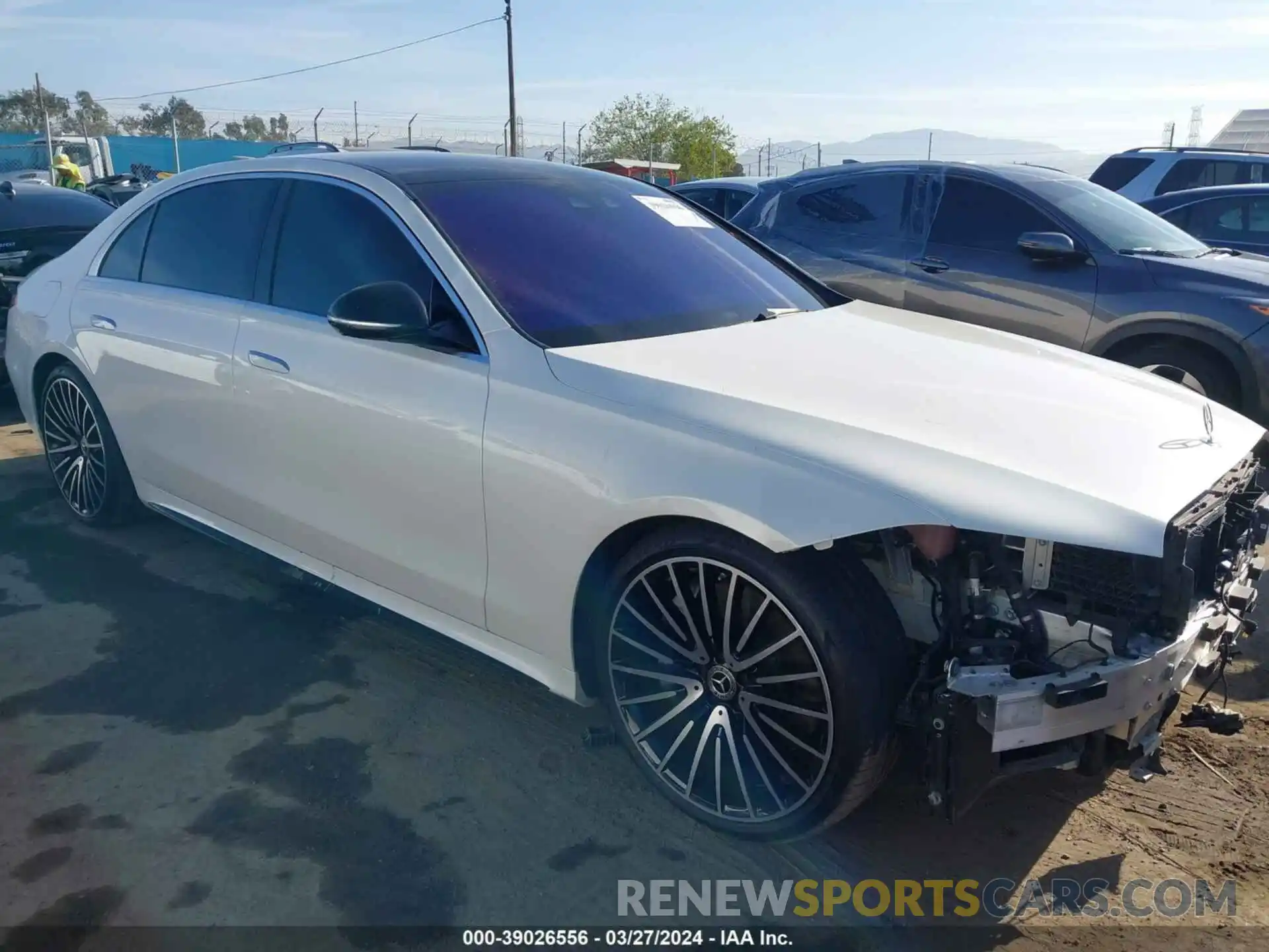 1 Photograph of a damaged car W1K6G7GB1NA098033 MERCEDES-BENZ S 2022