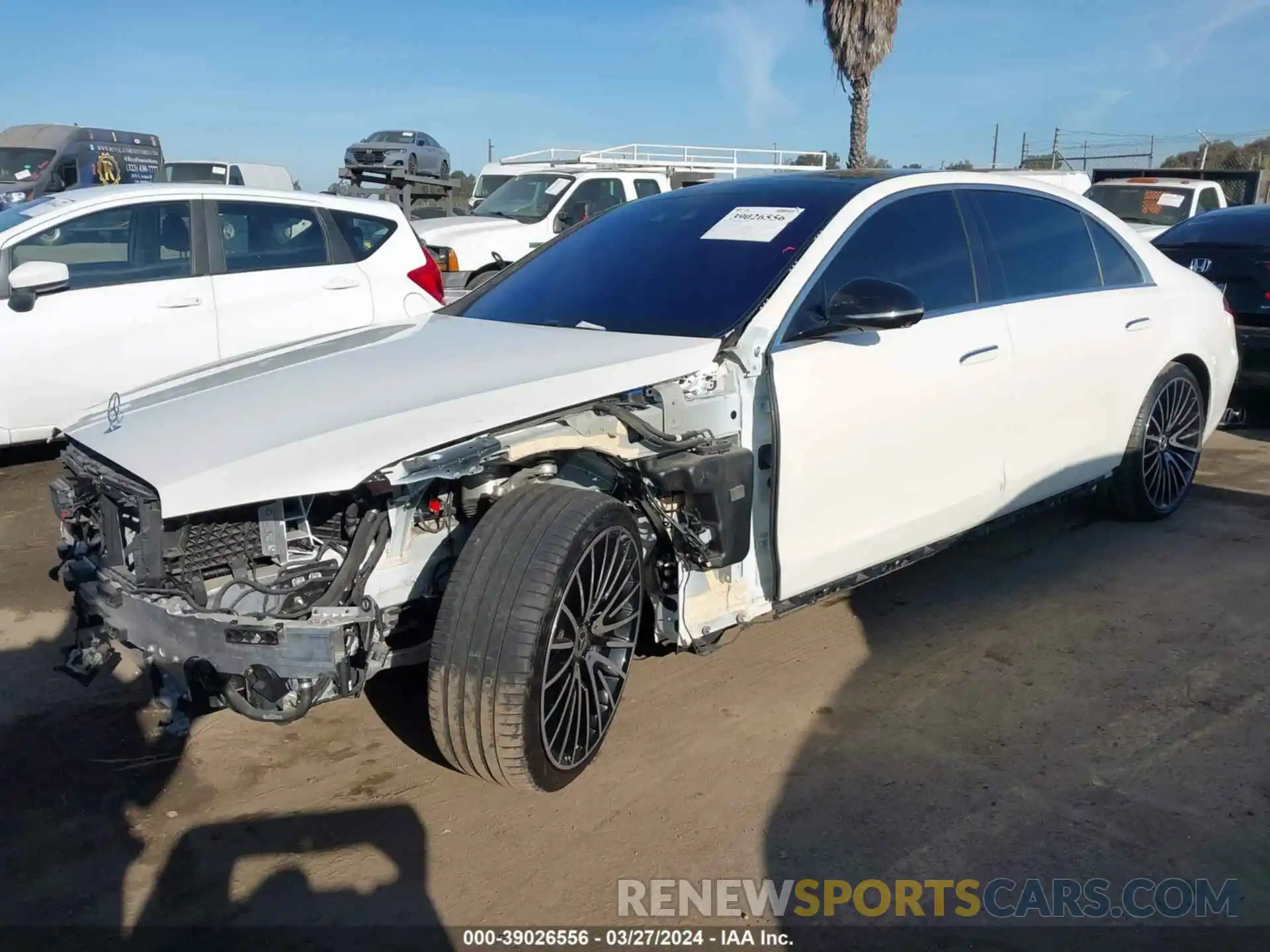 2 Photograph of a damaged car W1K6G7GB1NA098033 MERCEDES-BENZ S 2022