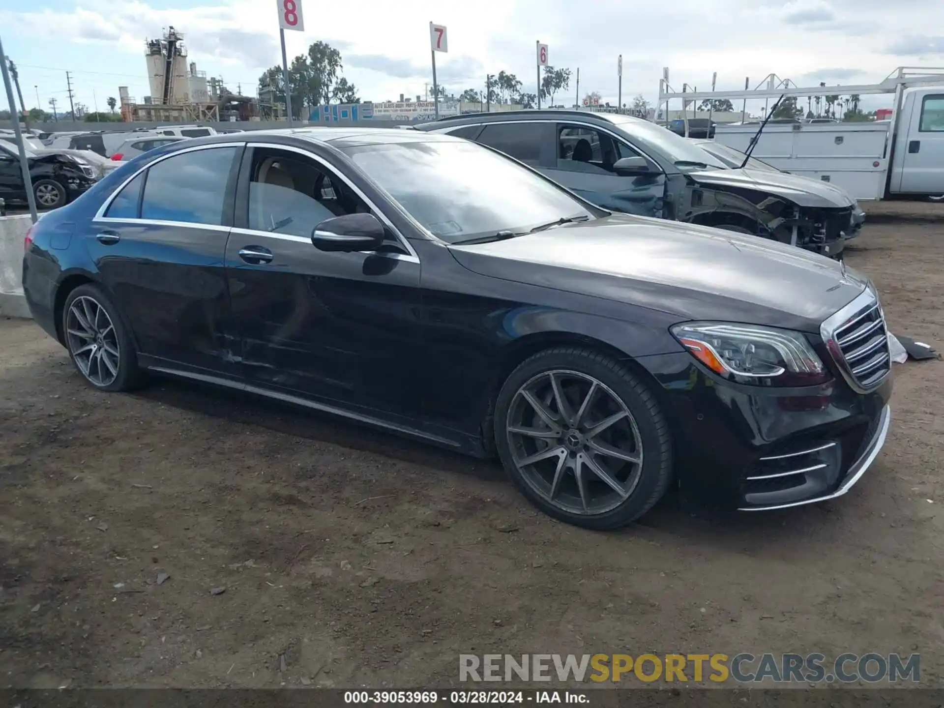 1 Photograph of a damaged car WDDUG6GB7KA451386 MERCEDES-BENZ S 450 2019