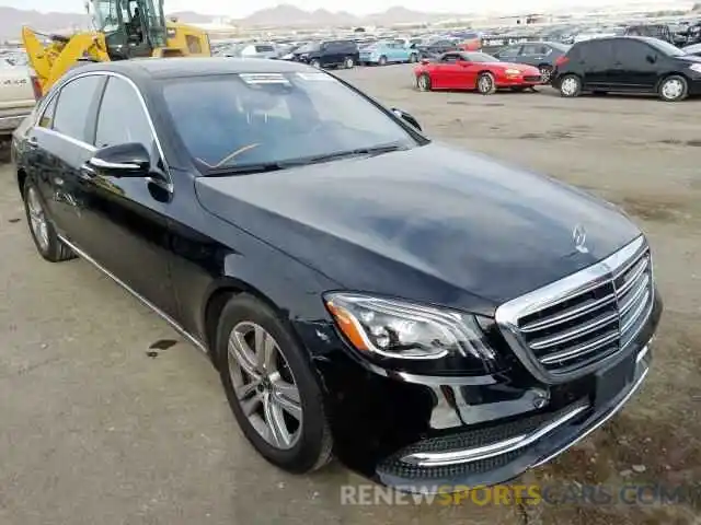 1 Photograph of a damaged car WDDUG6GB7KA457253 MERCEDES-BENZ S 450 2019