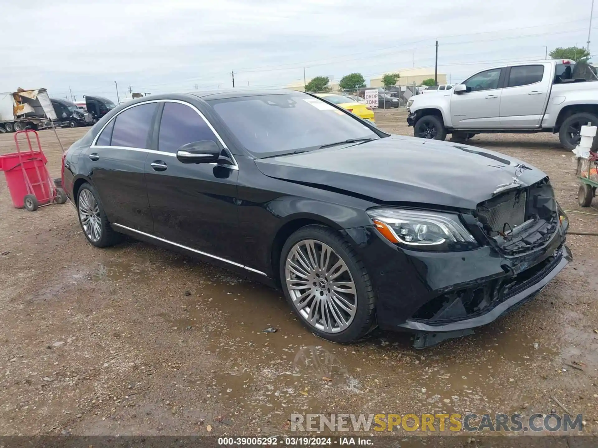 1 Photograph of a damaged car WDDUG6GB9KA493199 MERCEDES-BENZ S 450 2019