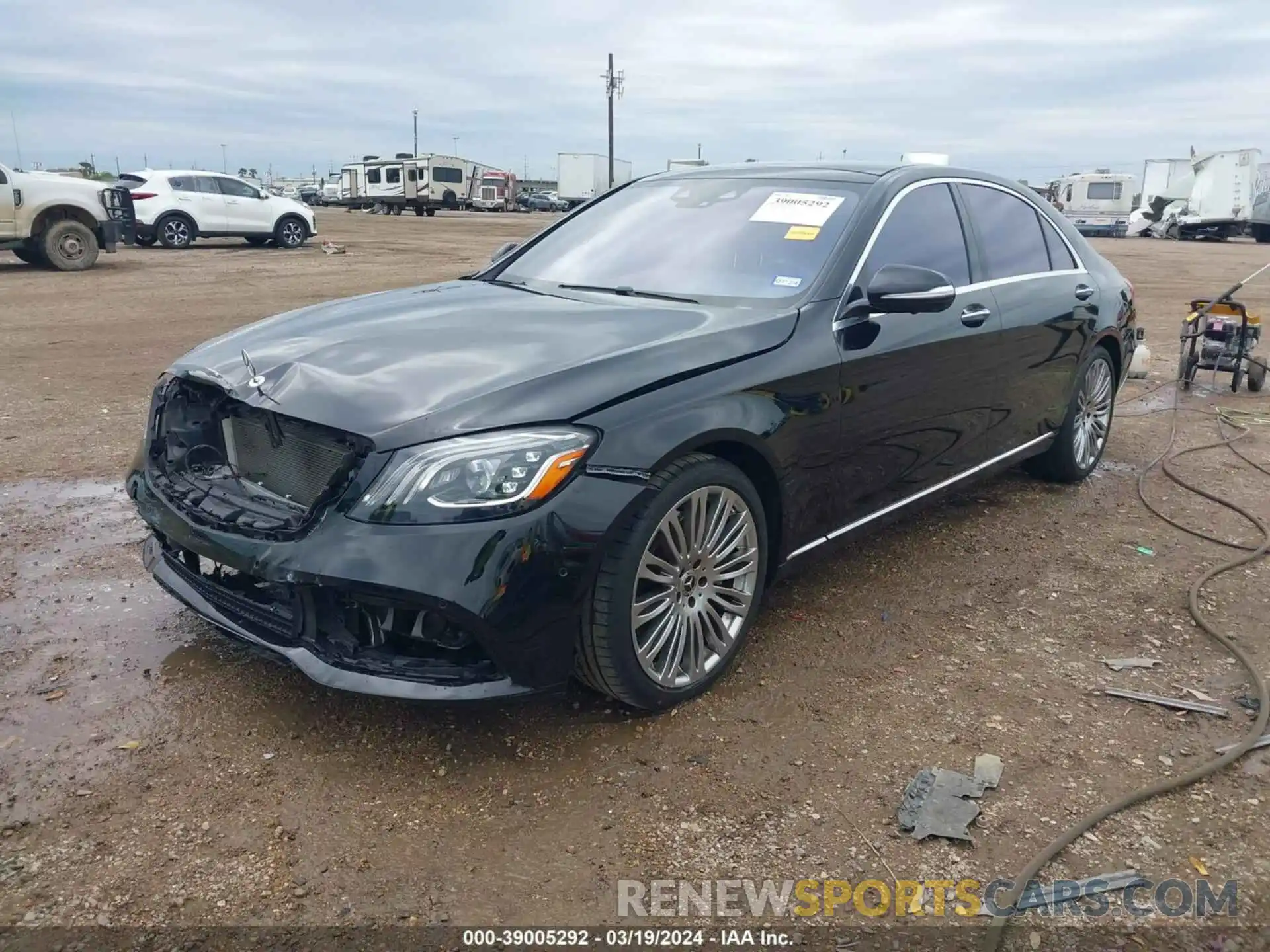 2 Photograph of a damaged car WDDUG6GB9KA493199 MERCEDES-BENZ S 450 2019