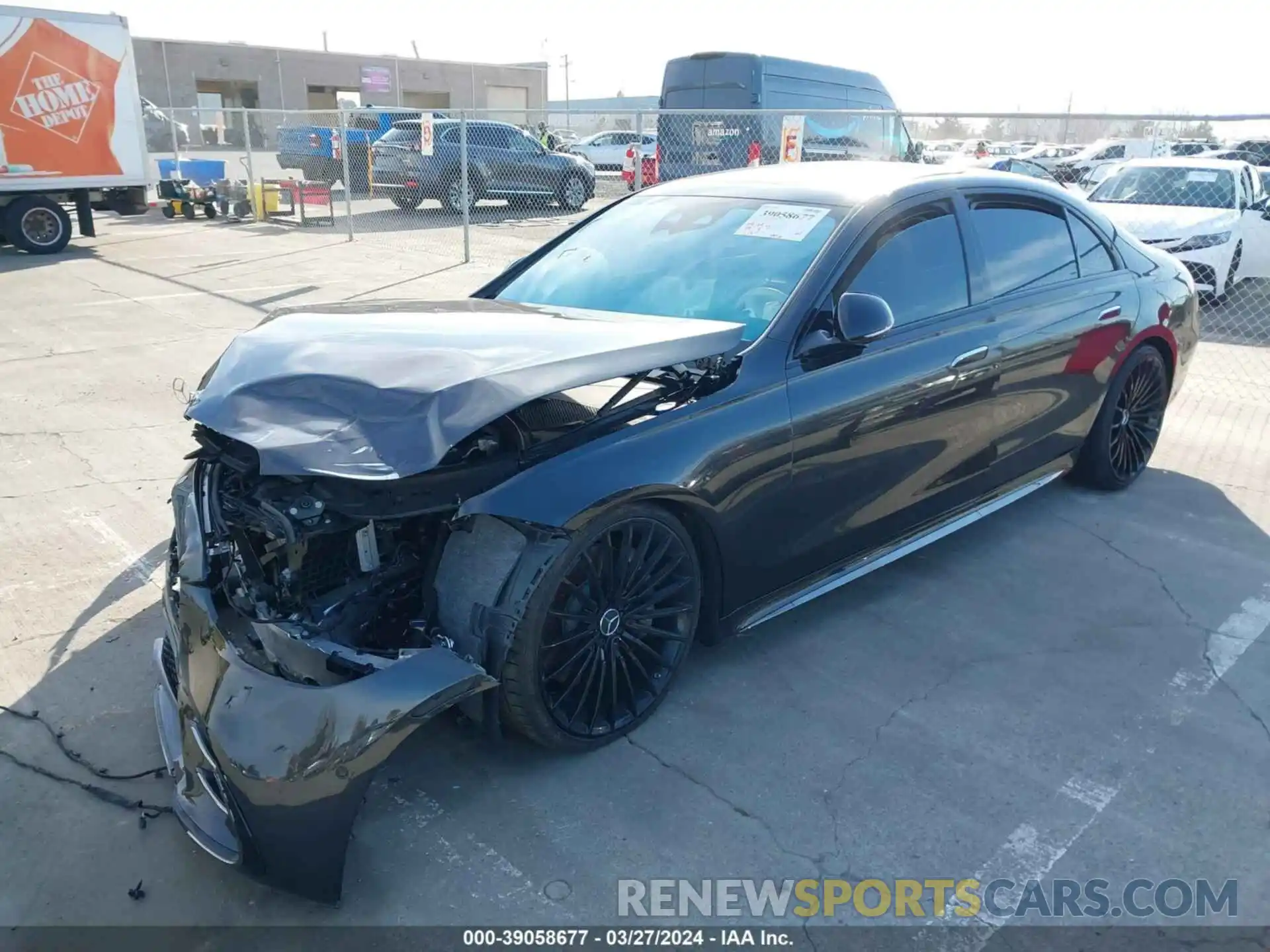 2 Photograph of a damaged car W1K6G6DB1PA209018 MERCEDES-BENZ S 500 2023