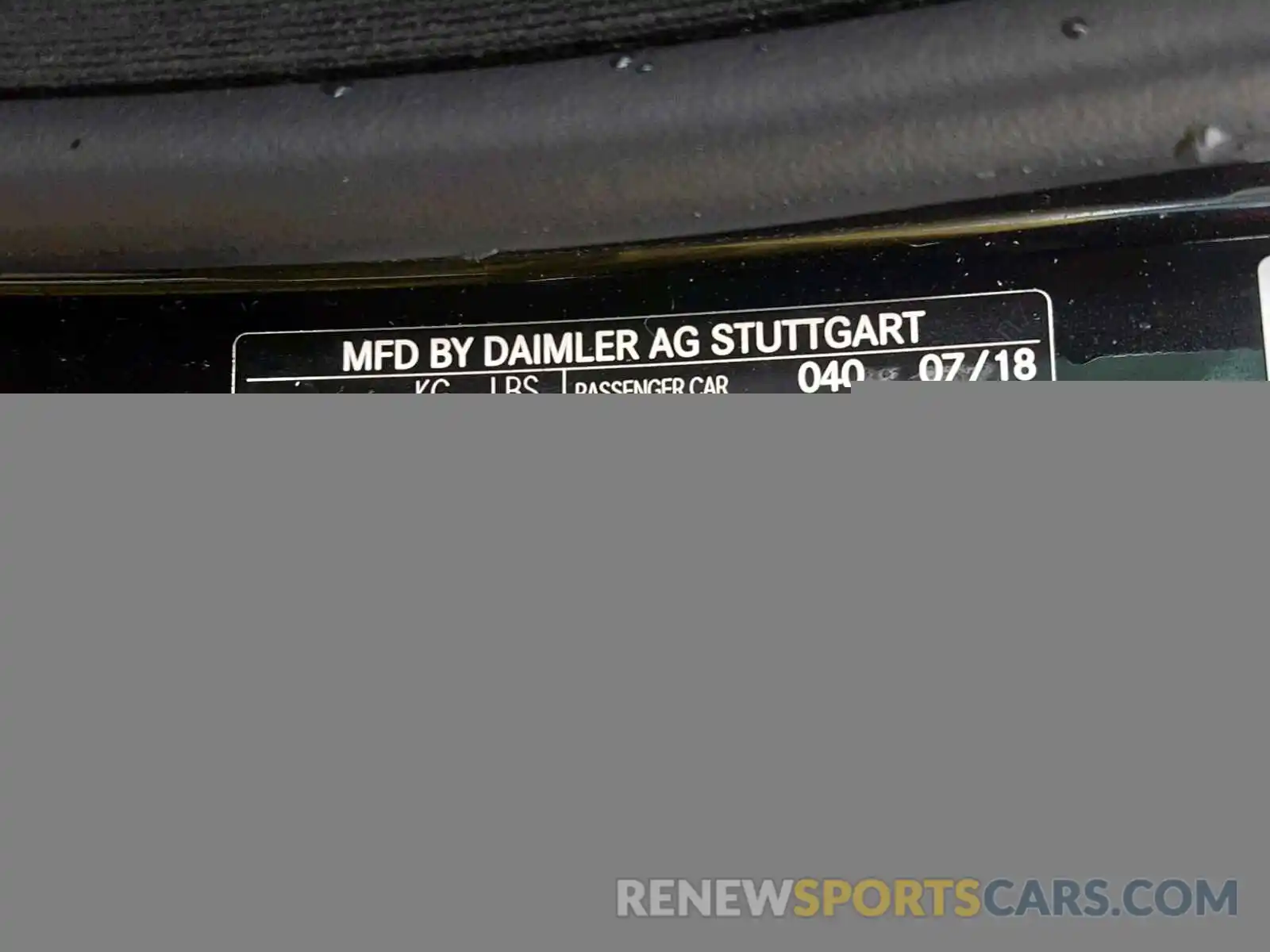 10 Photograph of a damaged car WDDUG8DB7KA431364 MERCEDES-BENZ S 560 2019