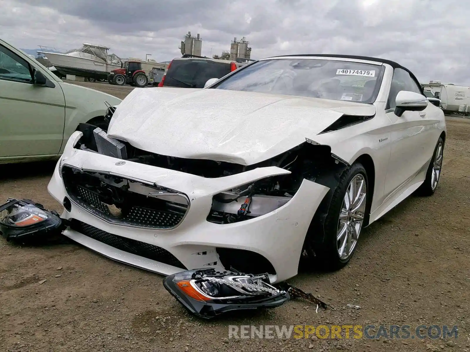 2 Photograph of a damaged car WDDXK8DB3KA038571 MERCEDES-BENZ S 560 2019