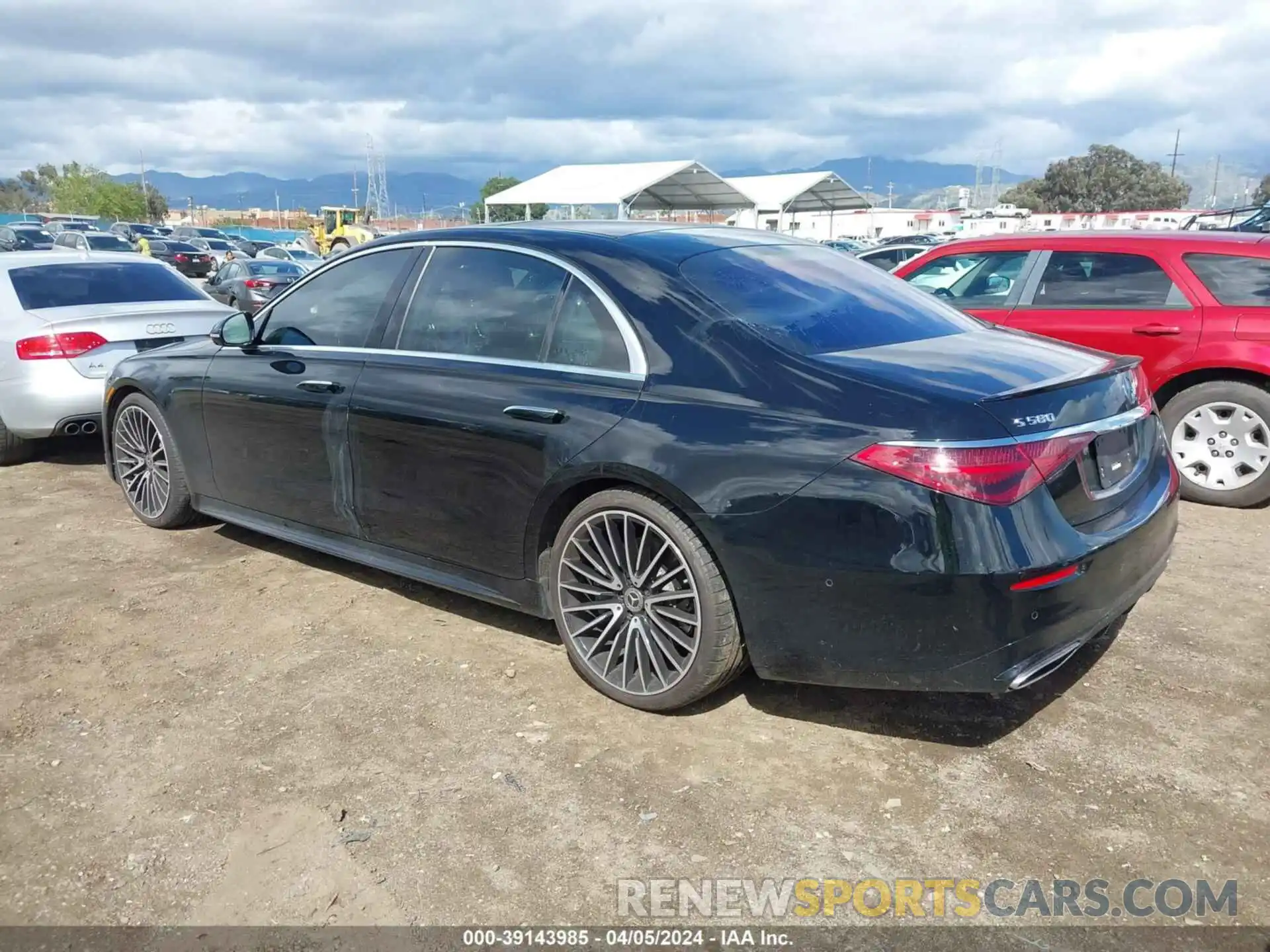 2 Photograph of a damaged car W1K6G7GB8MA044386 MERCEDES-BENZ S 580 2021