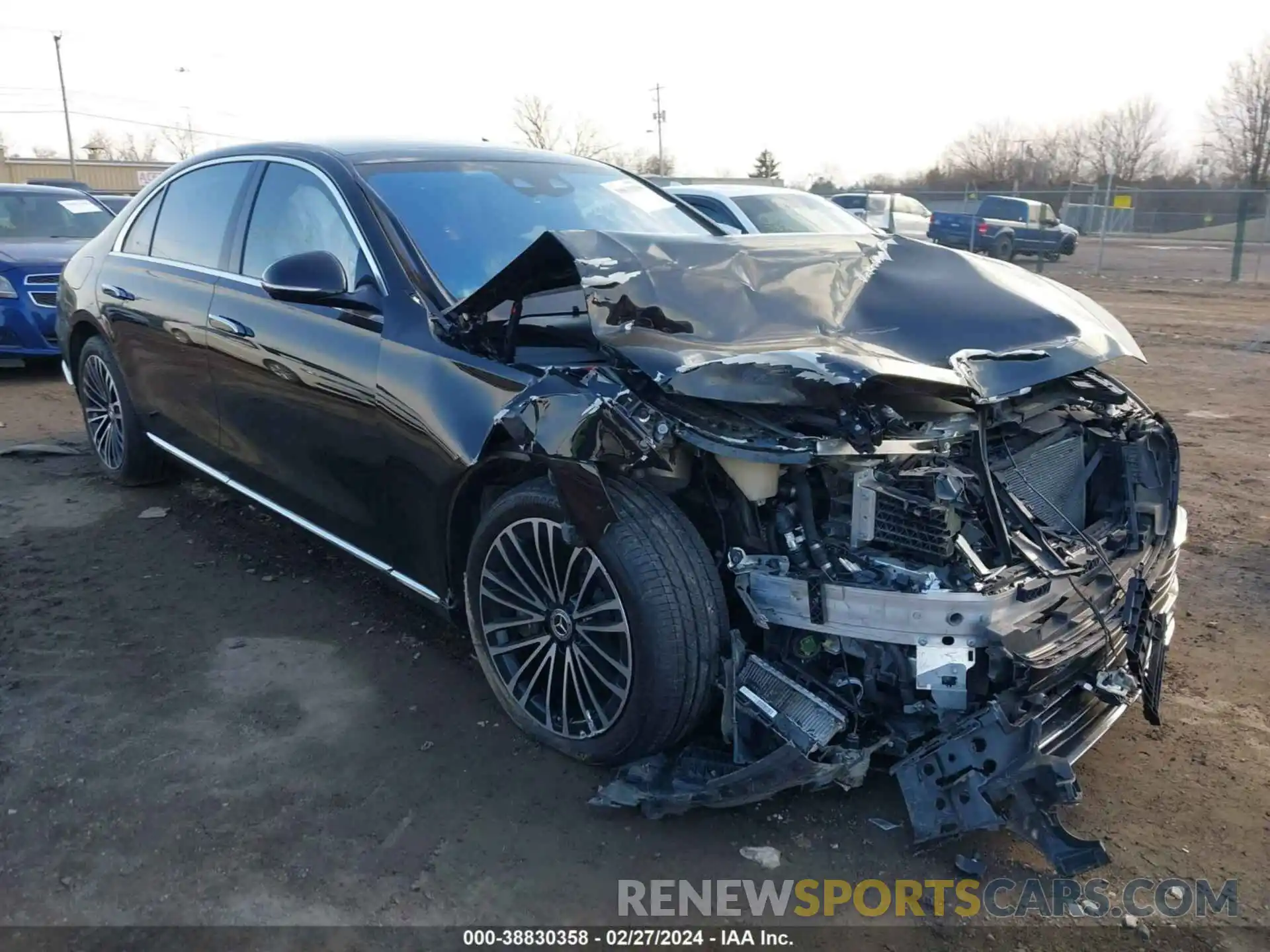 1 Photograph of a damaged car W1K6G7GB9MA040573 MERCEDES-BENZ S 580 2021