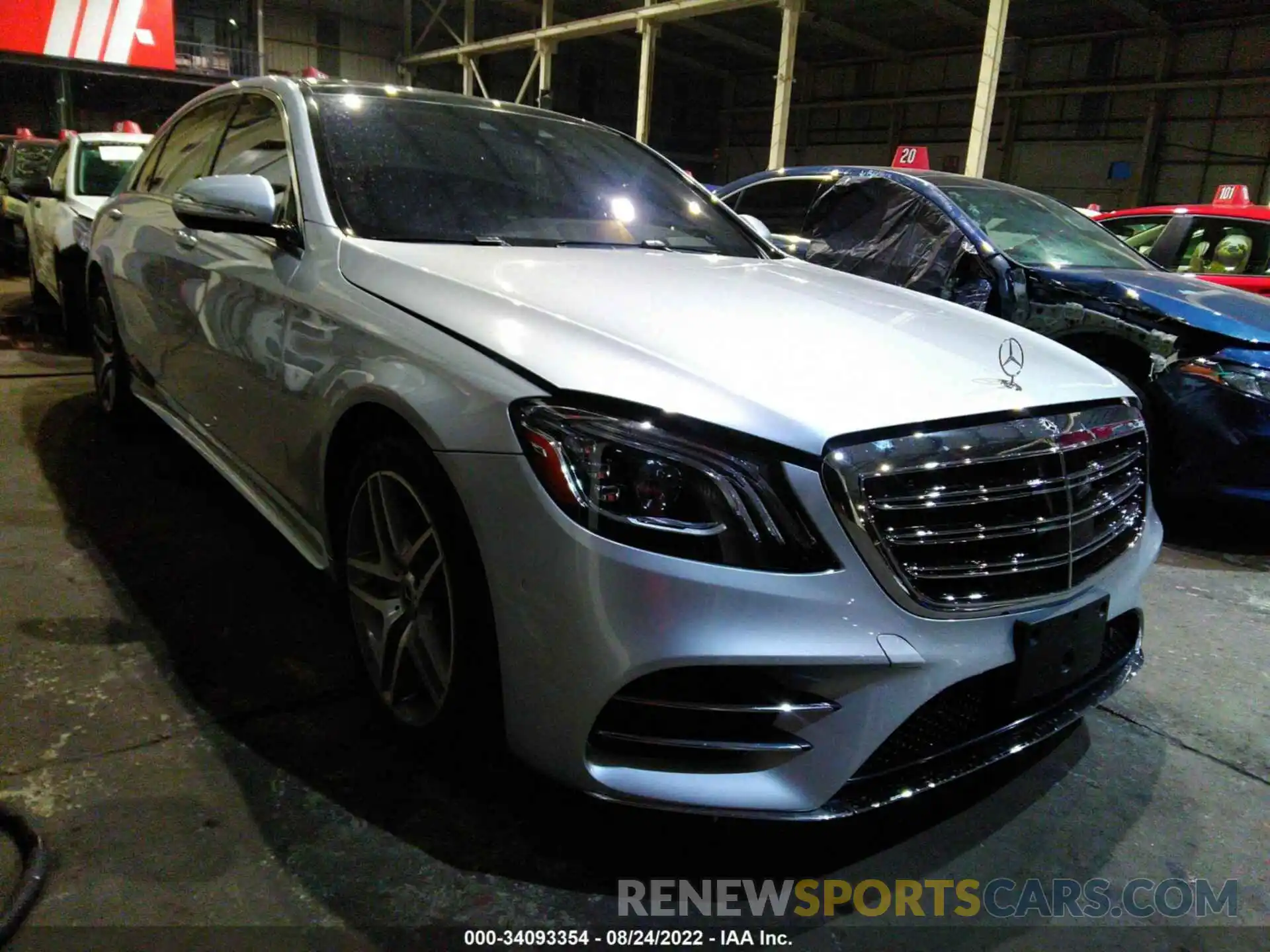 1 Photograph of a damaged car 00DUG8GB3KA471274 MERCEDES-BENZ S-CLASS 2019