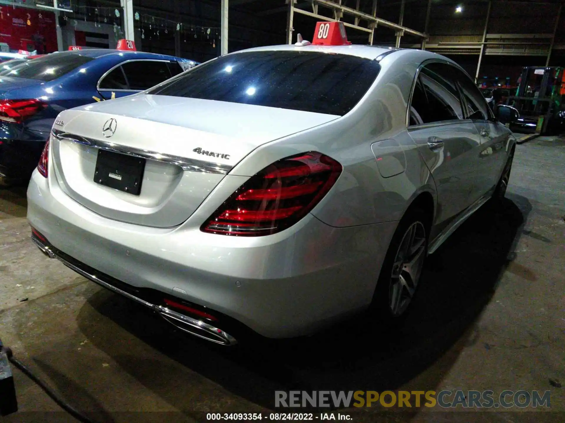 4 Photograph of a damaged car 00DUG8GB3KA471274 MERCEDES-BENZ S-CLASS 2019