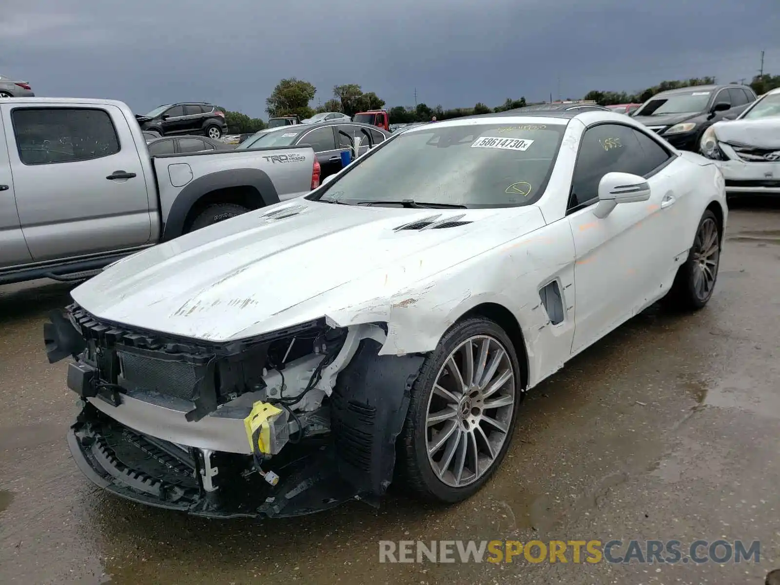 2 Photograph of a damaged car WDDJK6GA8KF056757 MERCEDES-BENZ S CLASS 2019