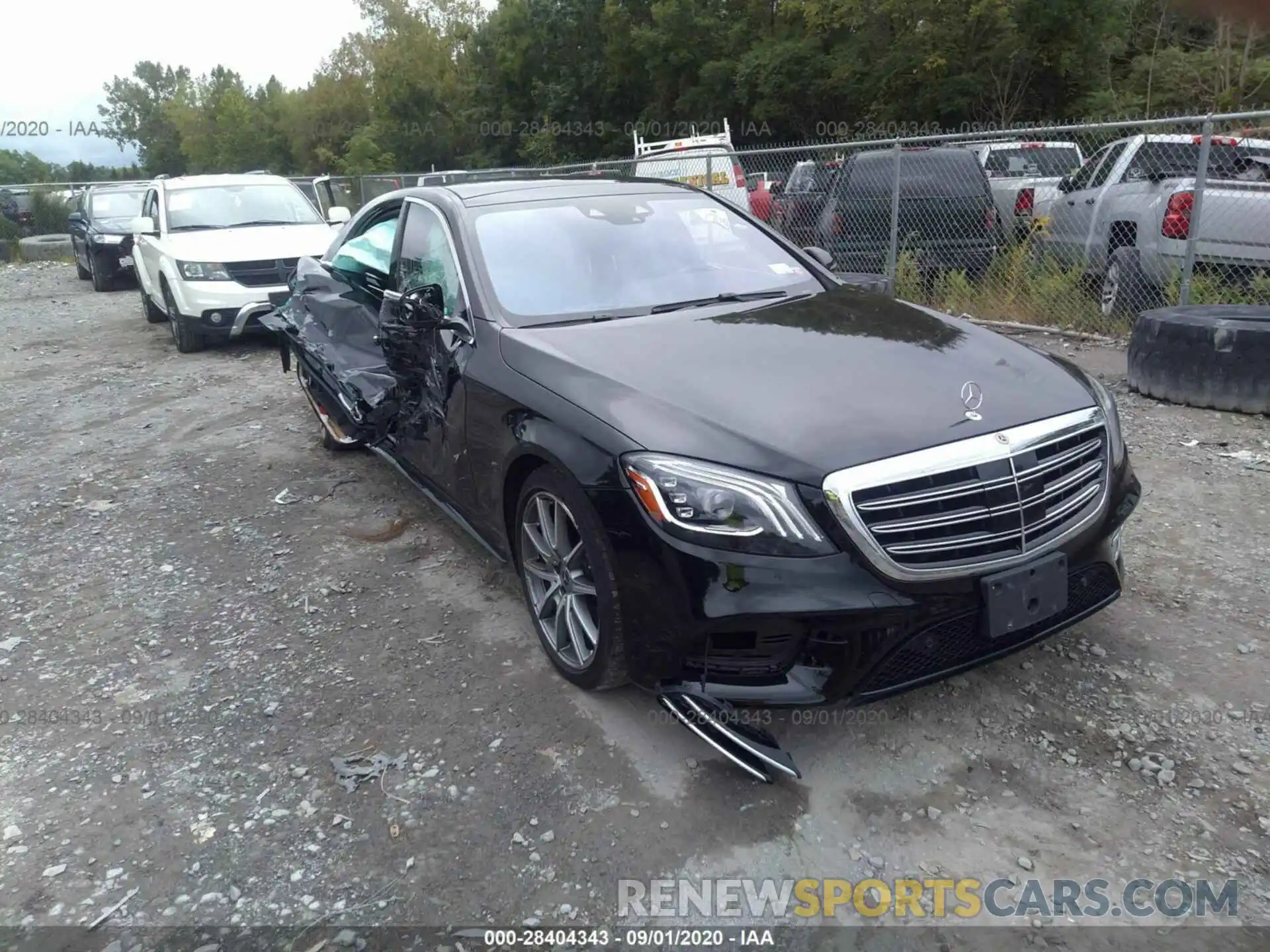 1 Photograph of a damaged car WDDUG6EB0KA450731 MERCEDES-BENZ S-CLASS 2019