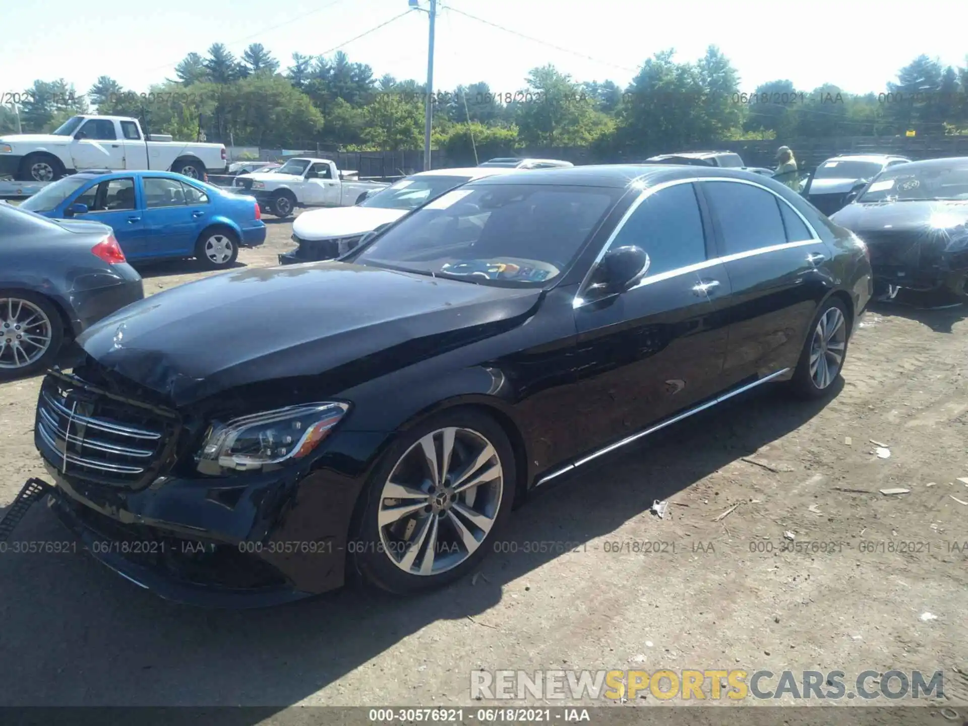 2 Фотография поврежденного автомобиля WDDUG6EB0KA460417 MERCEDES-BENZ S-CLASS 2019