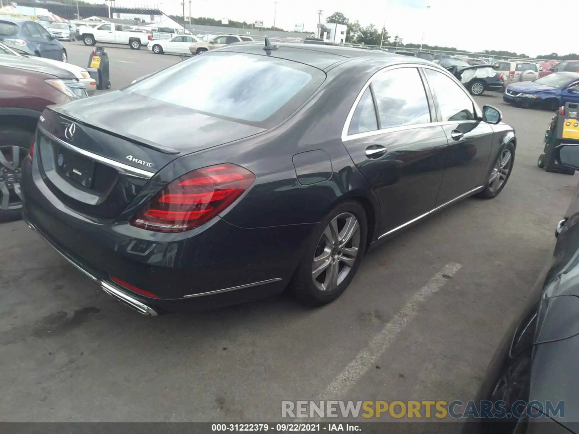 4 Photograph of a damaged car WDDUG6EB3KA480211 MERCEDES-BENZ S-CLASS 2019