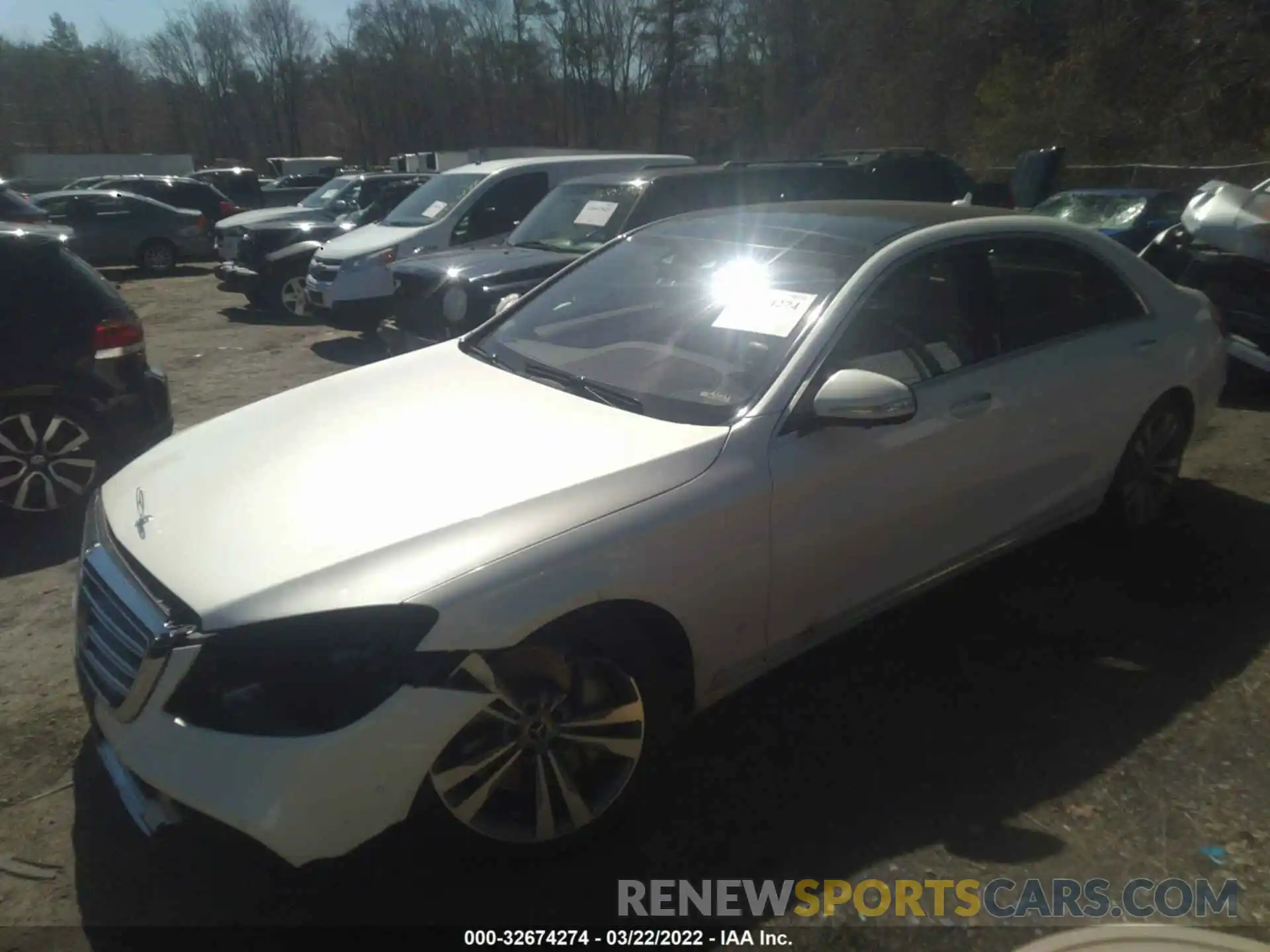 2 Photograph of a damaged car WDDUG6EB6KA428054 MERCEDES-BENZ S-CLASS 2019