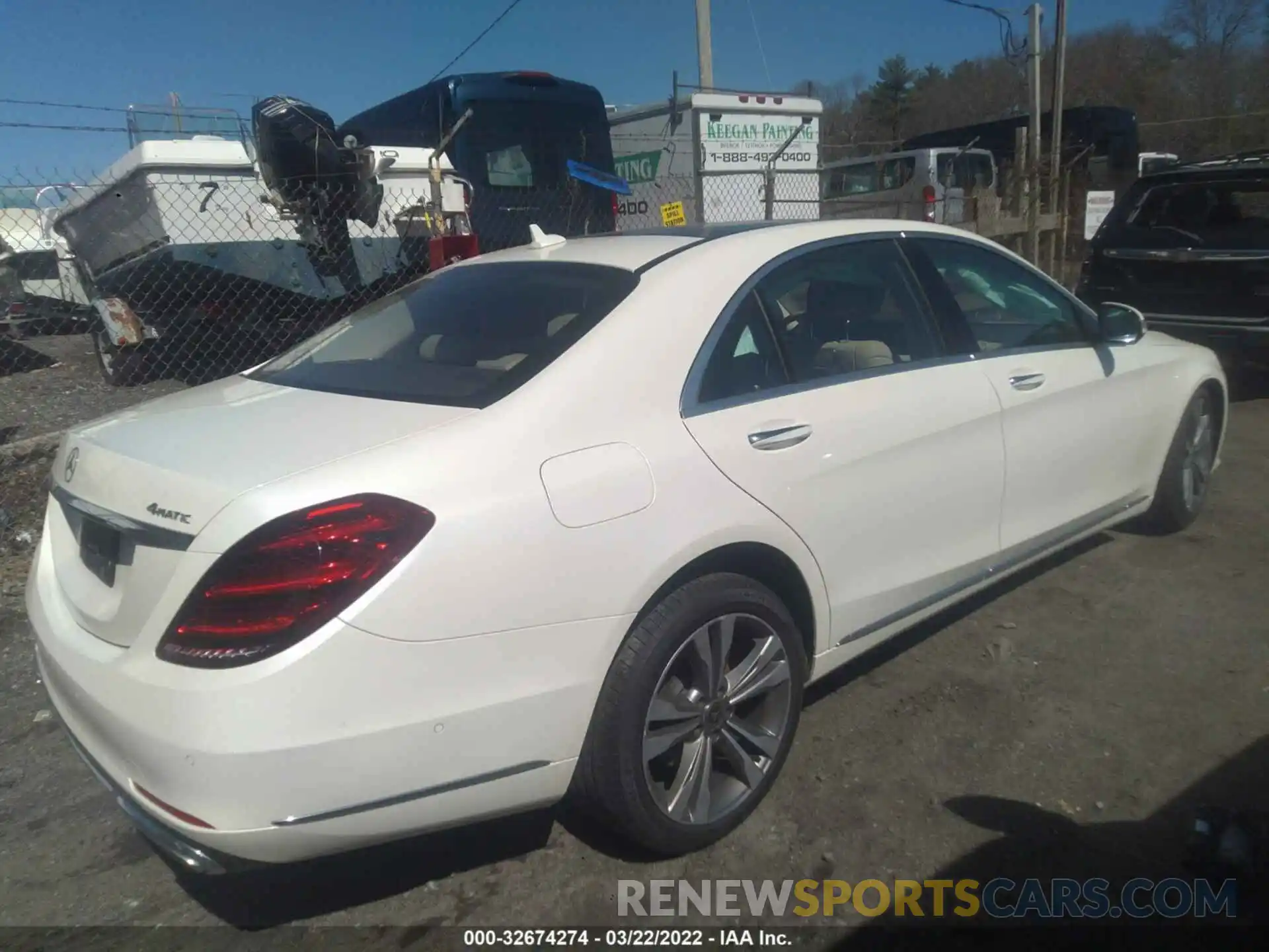 4 Photograph of a damaged car WDDUG6EB6KA428054 MERCEDES-BENZ S-CLASS 2019