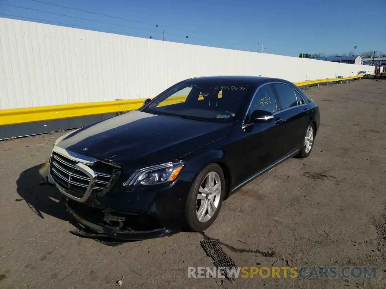 2 Photograph of a damaged car WDDUG6EB6KA440463 MERCEDES-BENZ S CLASS 2019