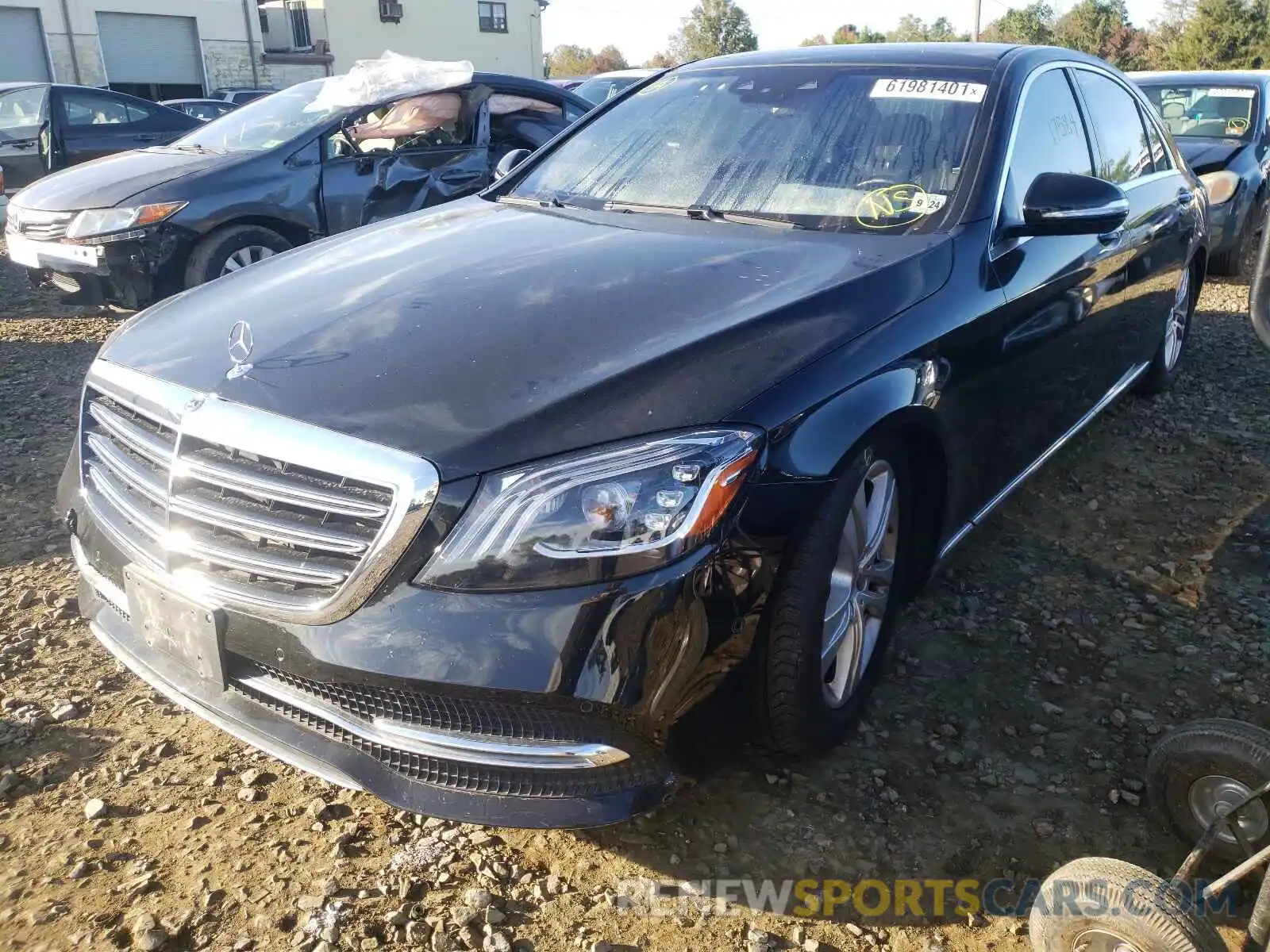 2 Photograph of a damaged car WDDUG6EB6KA476752 MERCEDES-BENZ S-CLASS 2019