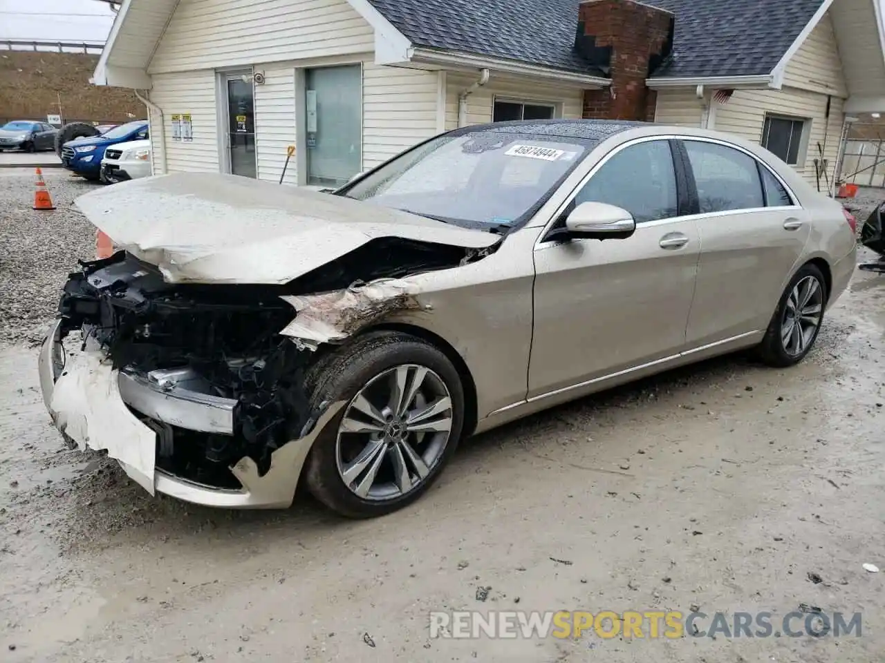 1 Photograph of a damaged car WDDUG6EB7KA482771 MERCEDES-BENZ S-CLASS 2019