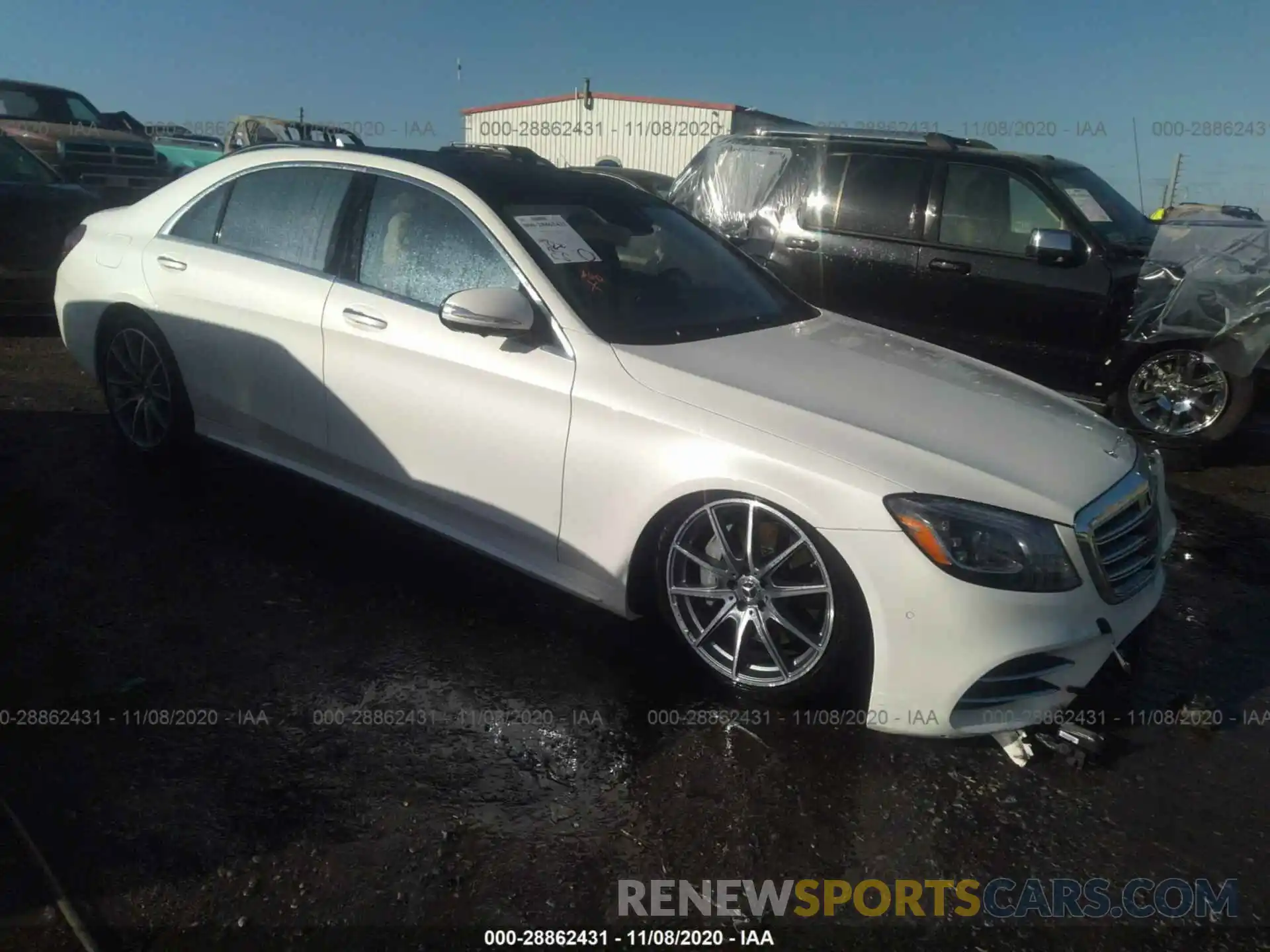 1 Photograph of a damaged car WDDUG6EB8KA477613 MERCEDES-BENZ S-CLASS 2019