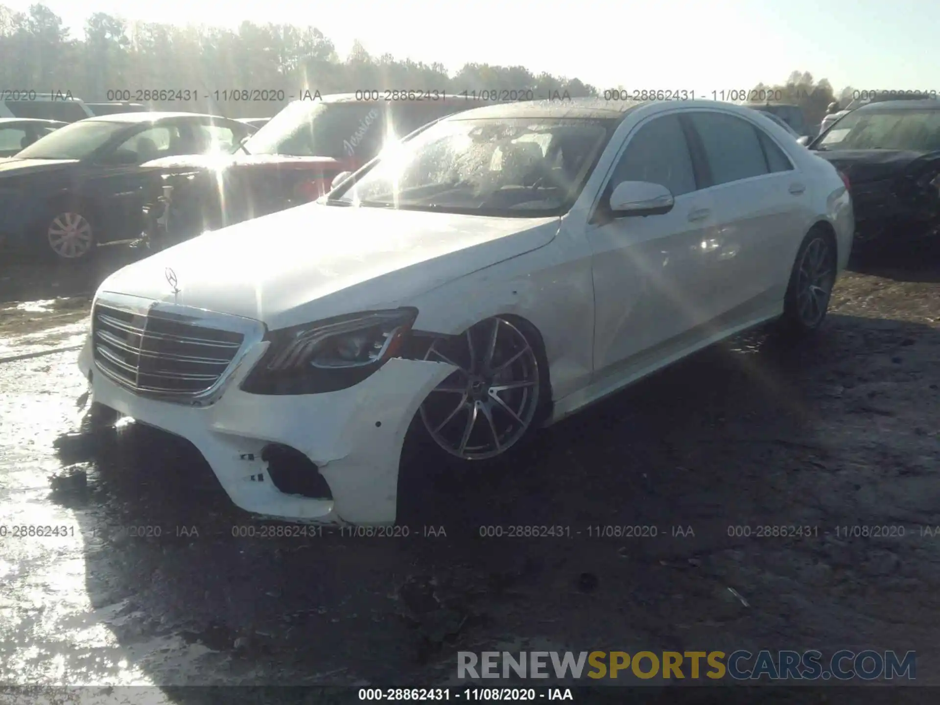 2 Фотография поврежденного автомобиля WDDUG6EB8KA477613 MERCEDES-BENZ S-CLASS 2019