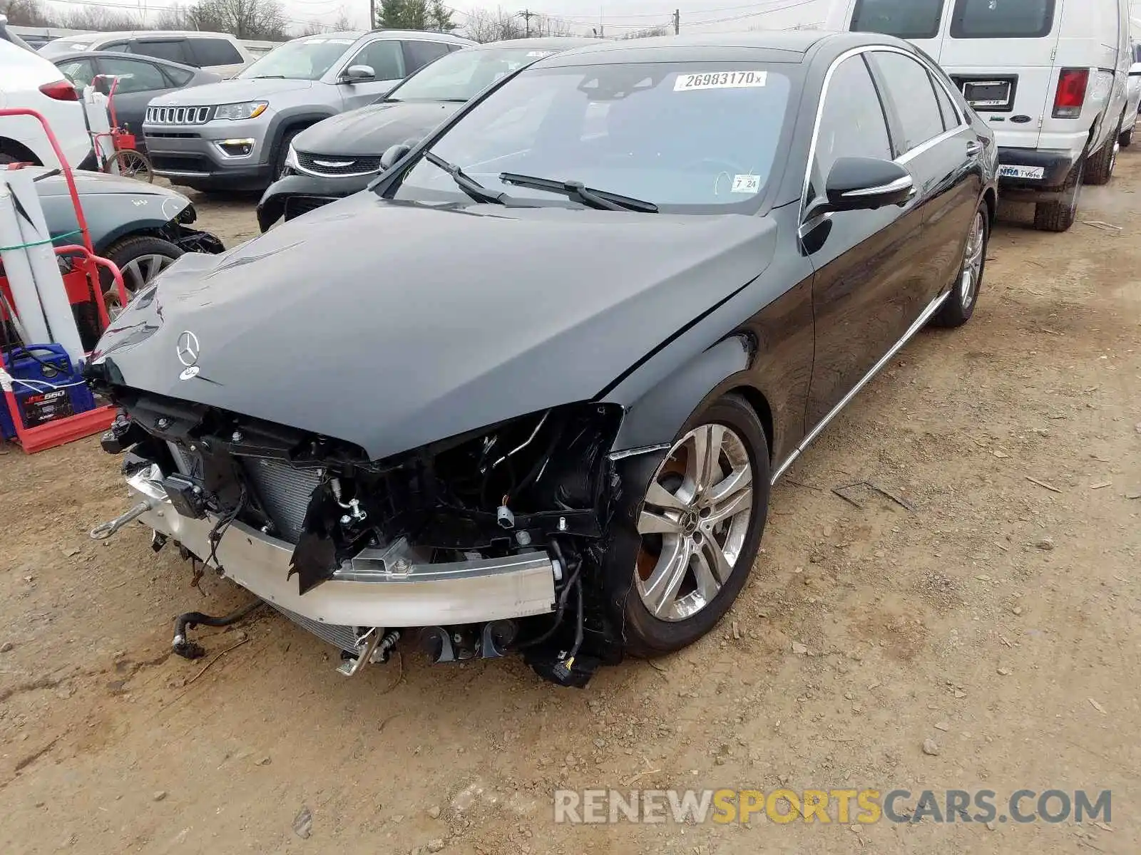 2 Photograph of a damaged car WDDUG6EB9KA487485 MERCEDES-BENZ S CLASS 2019