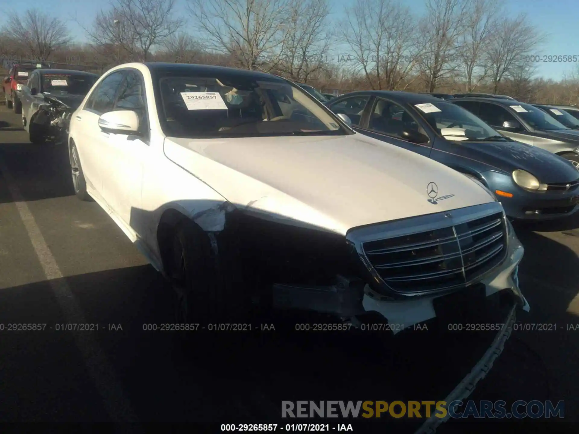 1 Photograph of a damaged car WDDUG6EBXKA418028 MERCEDES-BENZ S-CLASS 2019