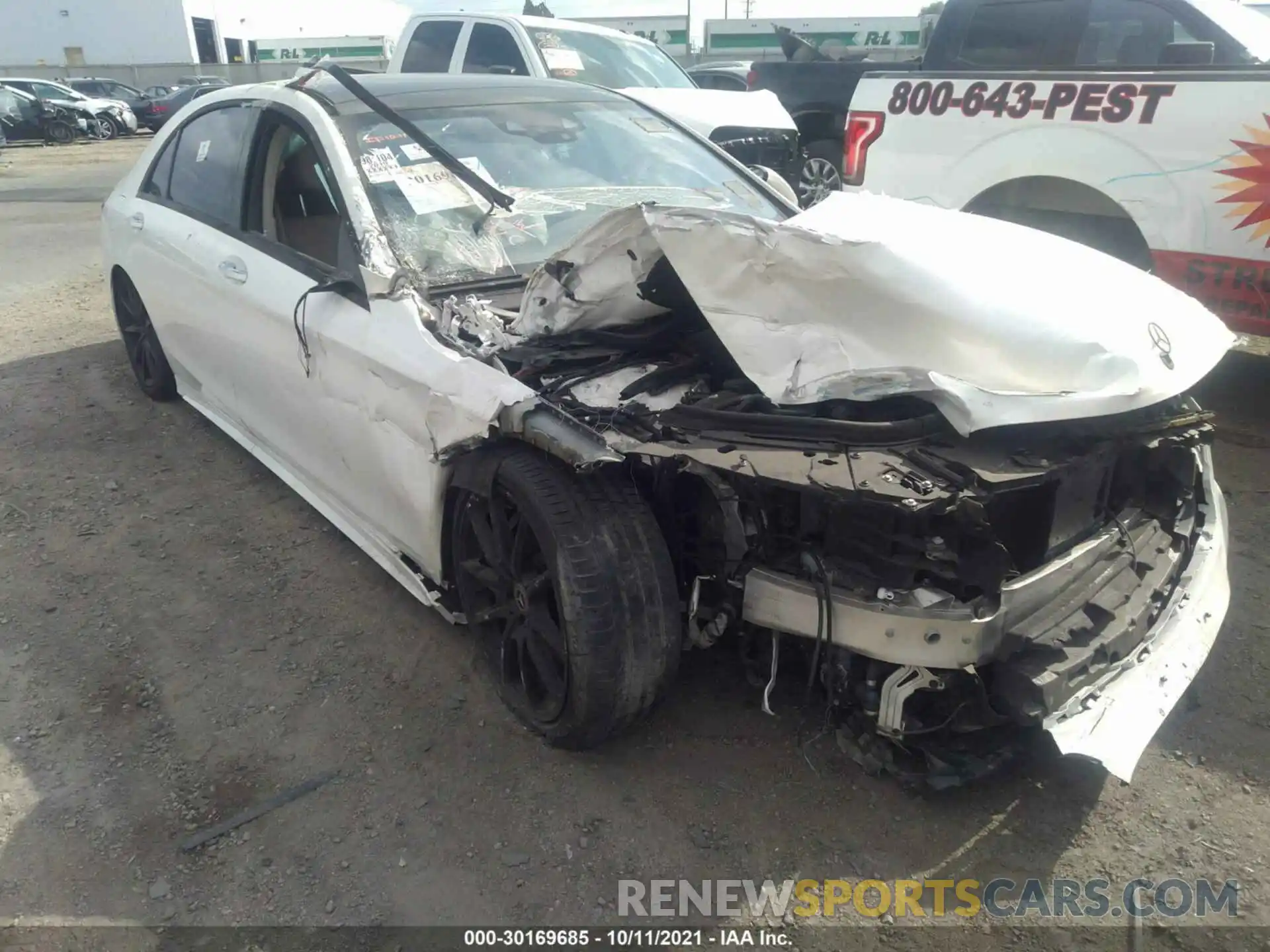 1 Photograph of a damaged car WDDUG6GB2KA430638 MERCEDES-BENZ S-CLASS 2019