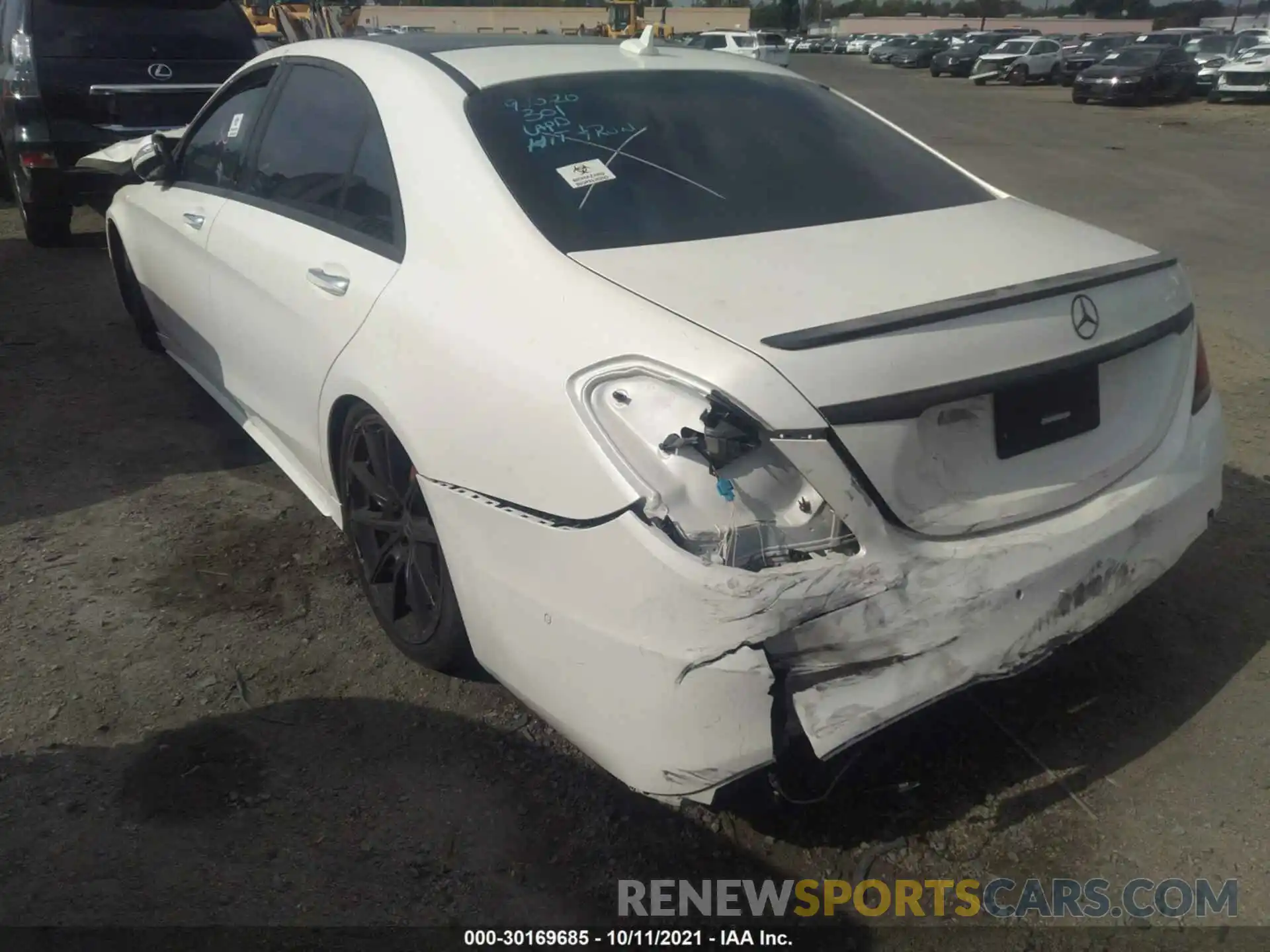 3 Photograph of a damaged car WDDUG6GB2KA430638 MERCEDES-BENZ S-CLASS 2019