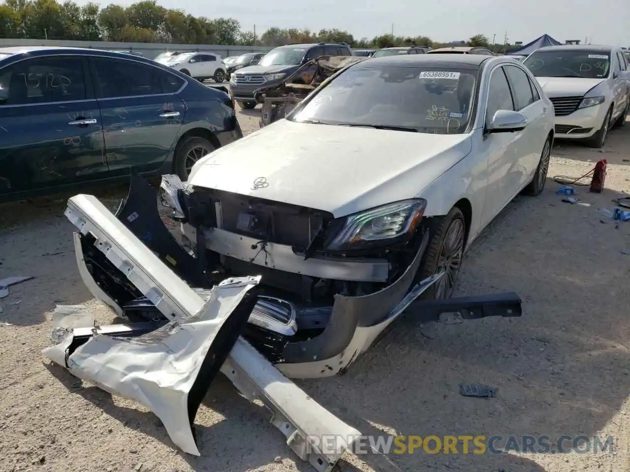 2 Photograph of a damaged car WDDUG6GB3KA480254 MERCEDES-BENZ S-CLASS 2019