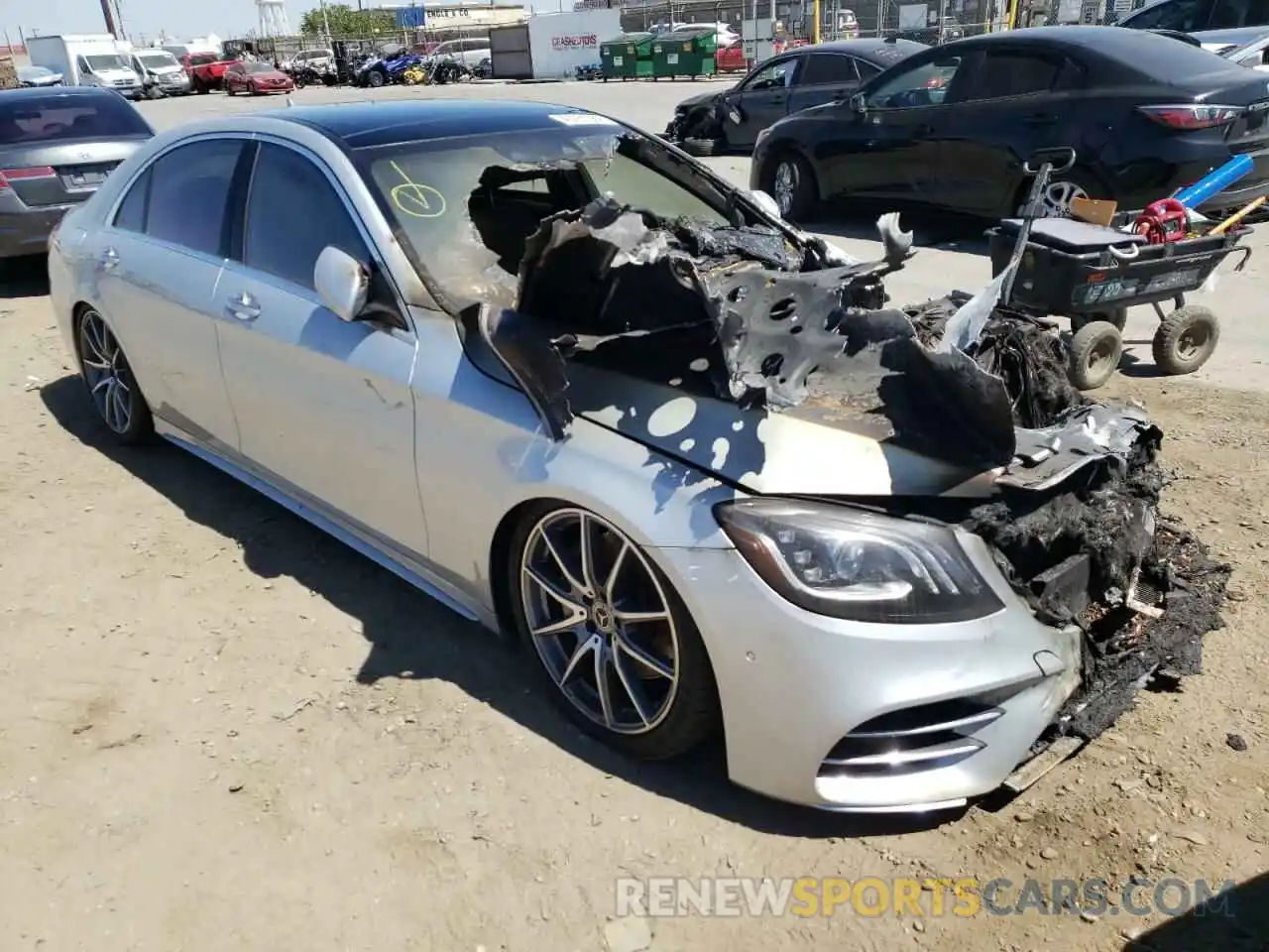 1 Photograph of a damaged car WDDUG6GB3KA483168 MERCEDES-BENZ S-CLASS 2019