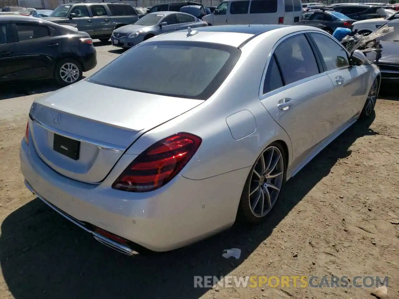 4 Photograph of a damaged car WDDUG6GB3KA483168 MERCEDES-BENZ S-CLASS 2019