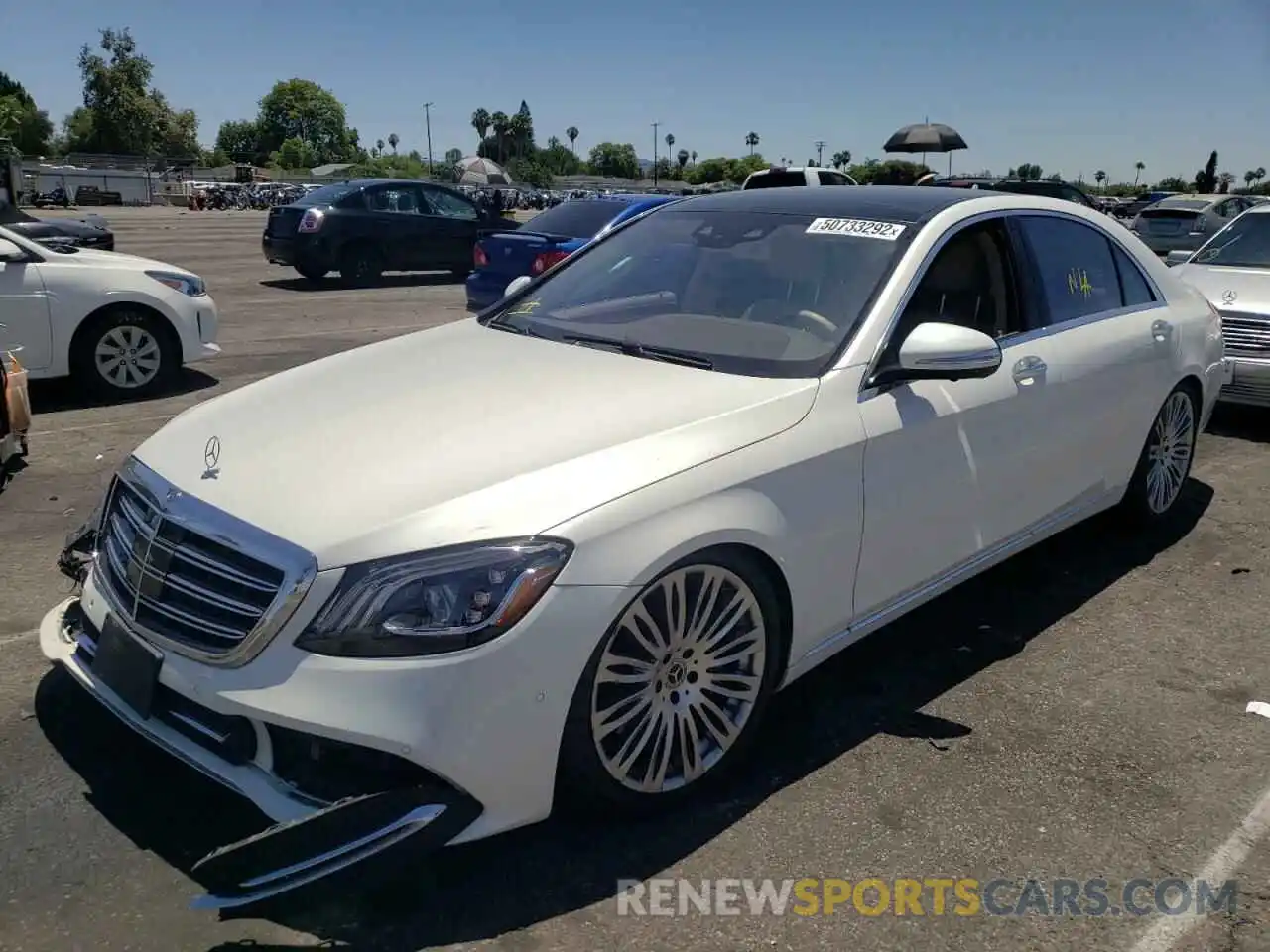 2 Photograph of a damaged car WDDUG6GB6KA486520 MERCEDES-BENZ S-CLASS 2019