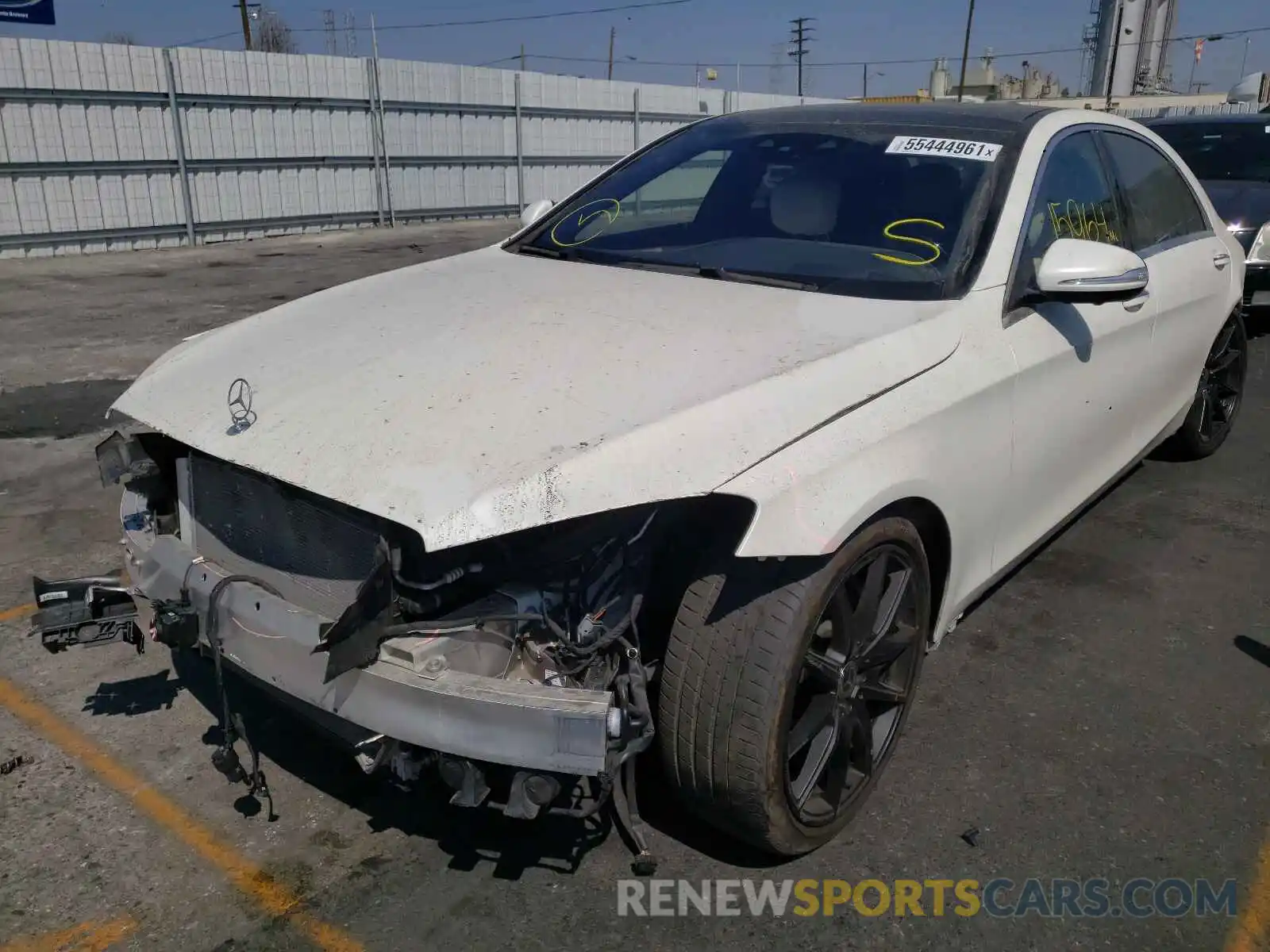 2 Photograph of a damaged car WDDUG6GB8KA491055 MERCEDES-BENZ S-CLASS 2019