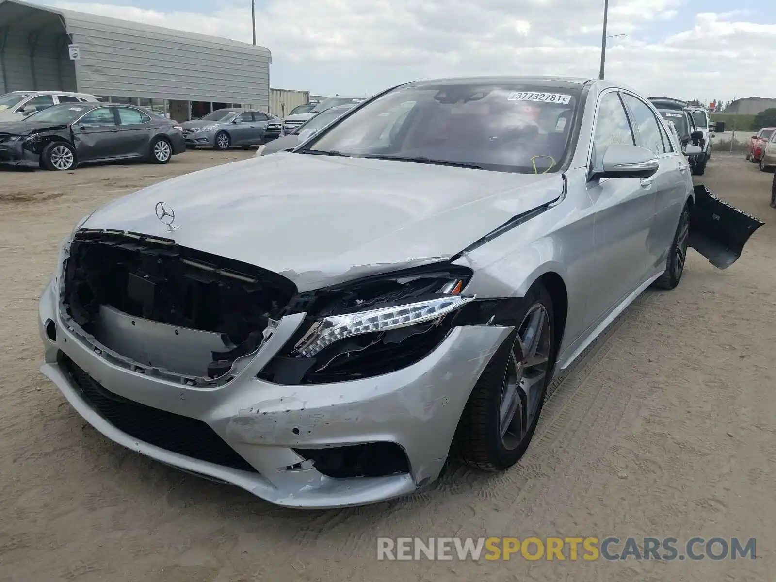 2 Photograph of a damaged car WDDUG8CB1FA081317 MERCEDES-BENZ S CLASS 2019