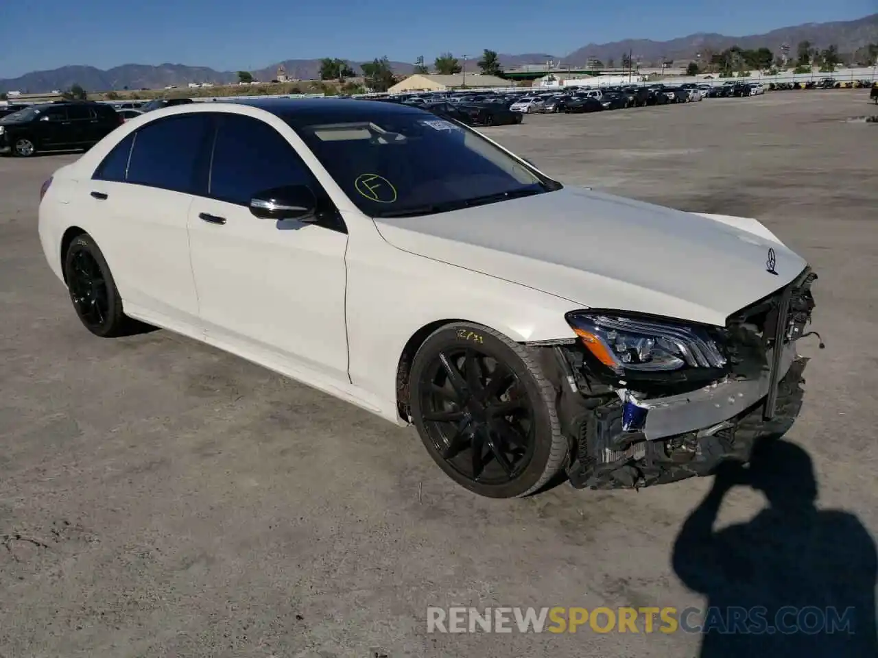 1 Photograph of a damaged car WDDUG8DB1KA482973 MERCEDES-BENZ S-CLASS 2019