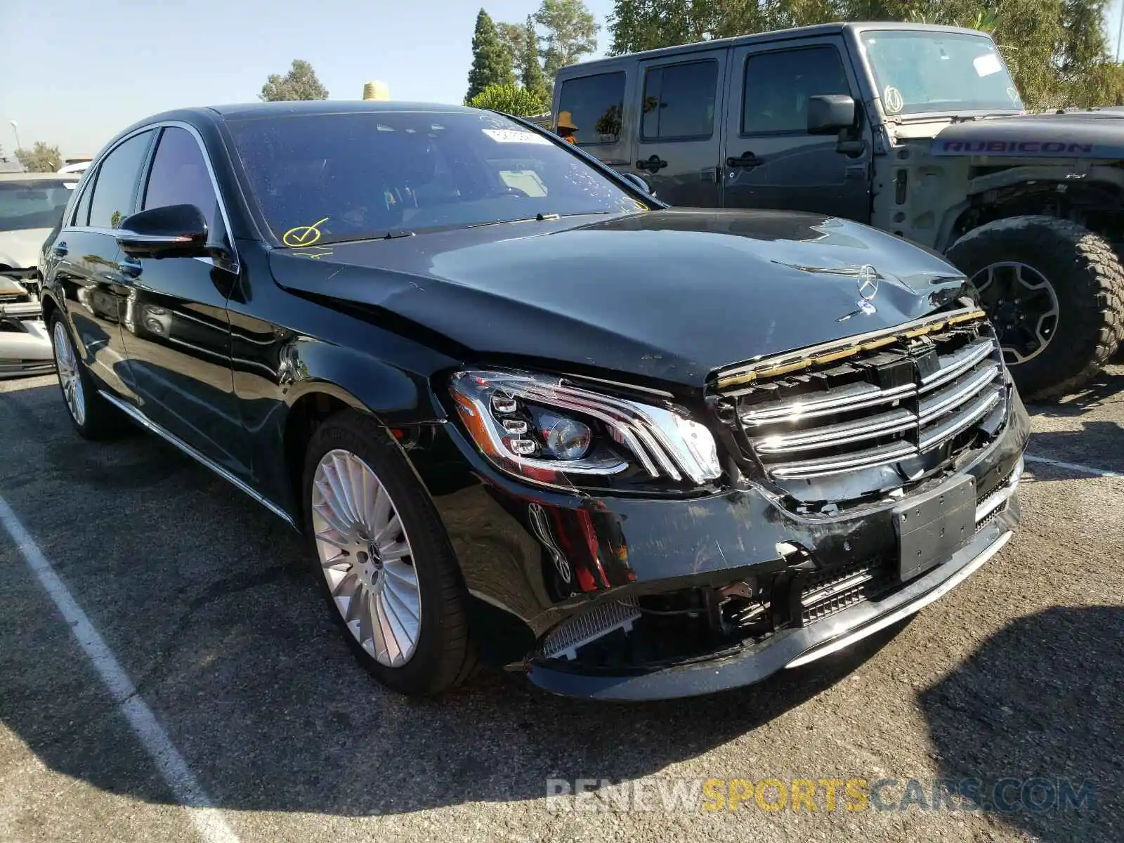 1 Photograph of a damaged car WDDUG8DB1KA487851 MERCEDES-BENZ S CLASS 2019