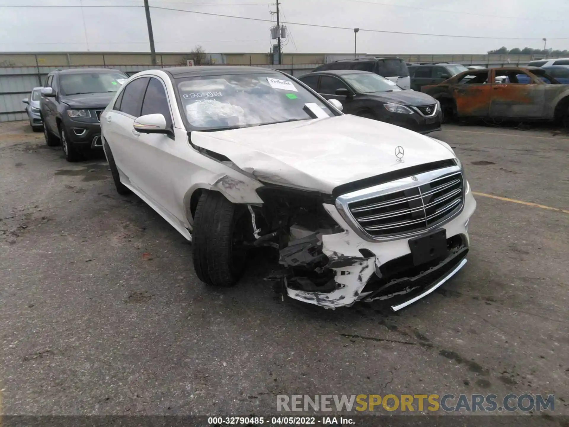 1 Photograph of a damaged car WDDUG8DB2KA432194 MERCEDES-BENZ S-CLASS 2019