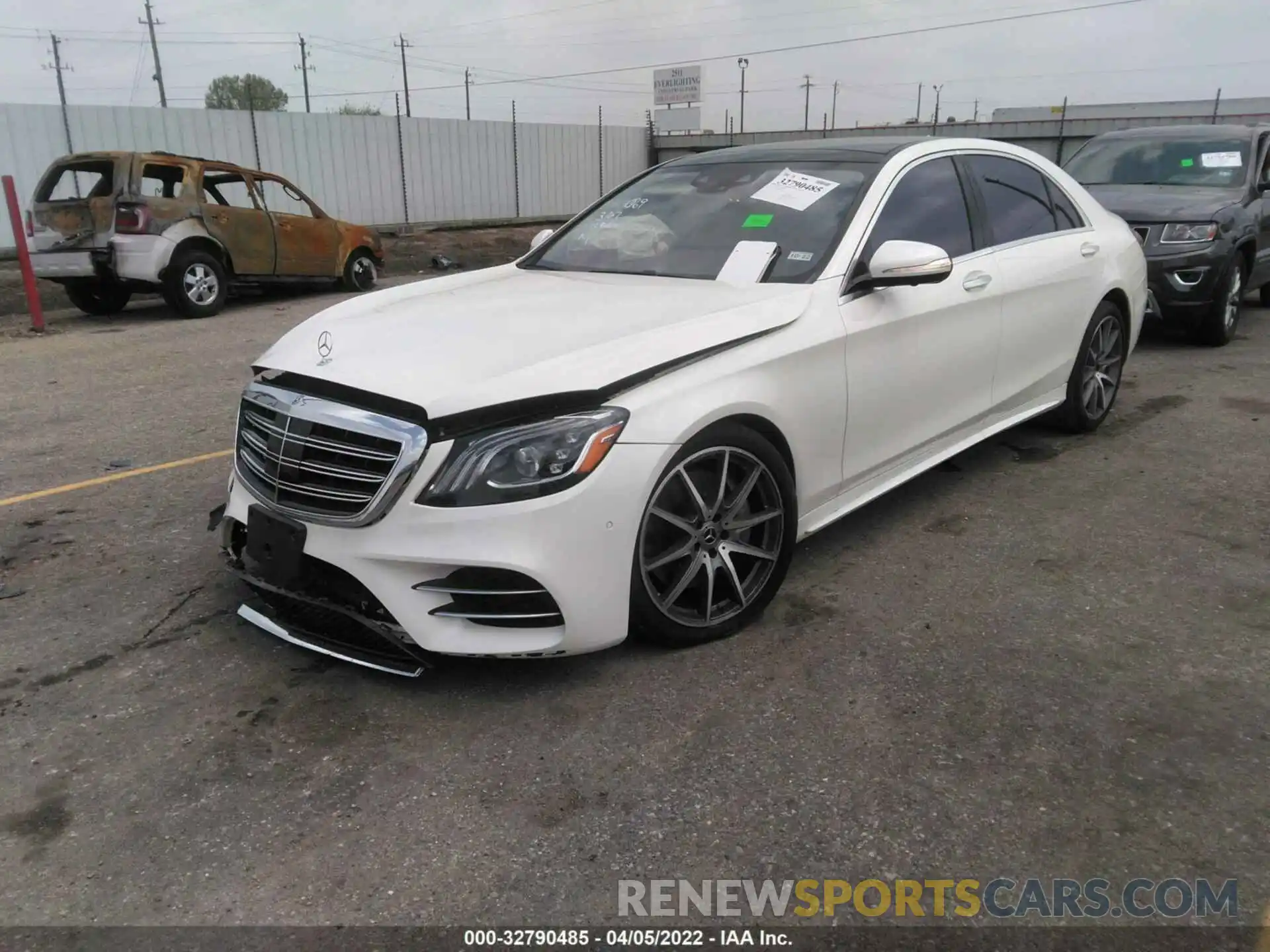 2 Photograph of a damaged car WDDUG8DB2KA432194 MERCEDES-BENZ S-CLASS 2019