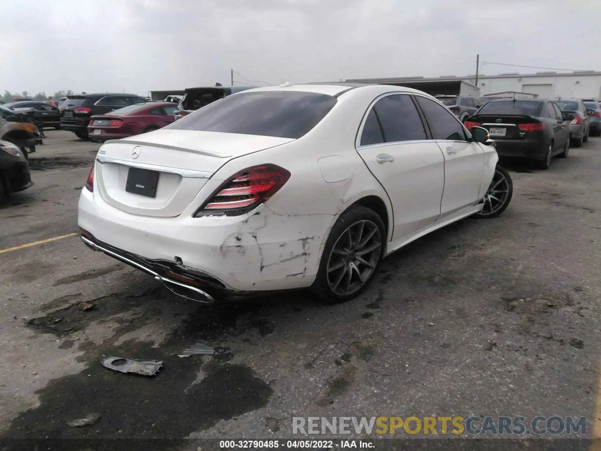 4 Фотография поврежденного автомобиля WDDUG8DB2KA432194 MERCEDES-BENZ S-CLASS 2019