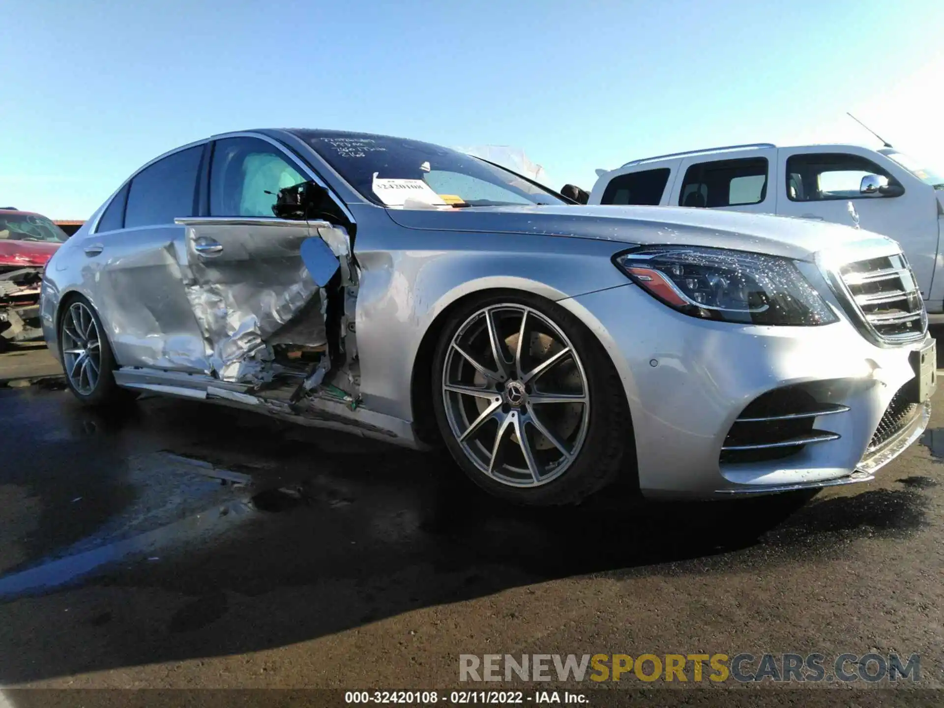 1 Photograph of a damaged car WDDUG8DB2KA452168 MERCEDES-BENZ S-CLASS 2019