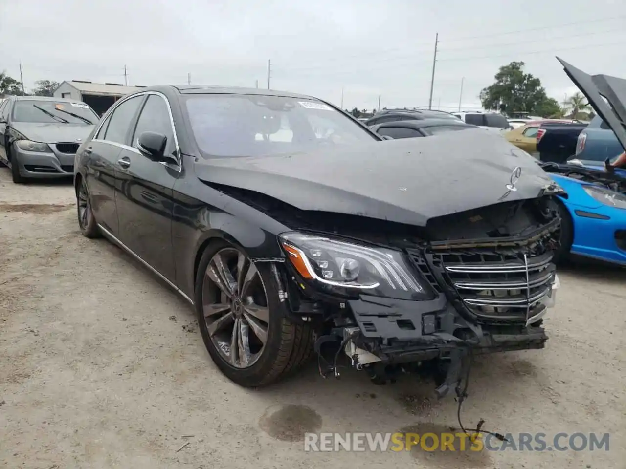 1 Photograph of a damaged car WDDUG8DB2KA455233 MERCEDES-BENZ S-CLASS 2019