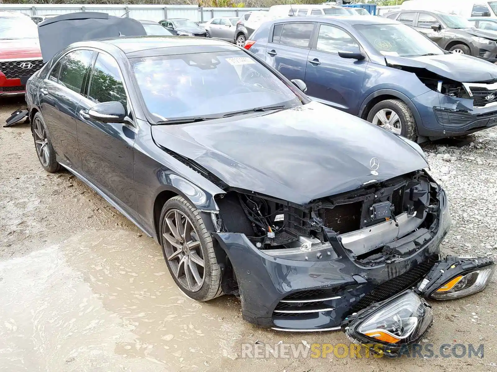 1 Photograph of a damaged car WDDUG8DB2KA462229 MERCEDES-BENZ S CLASS 2019