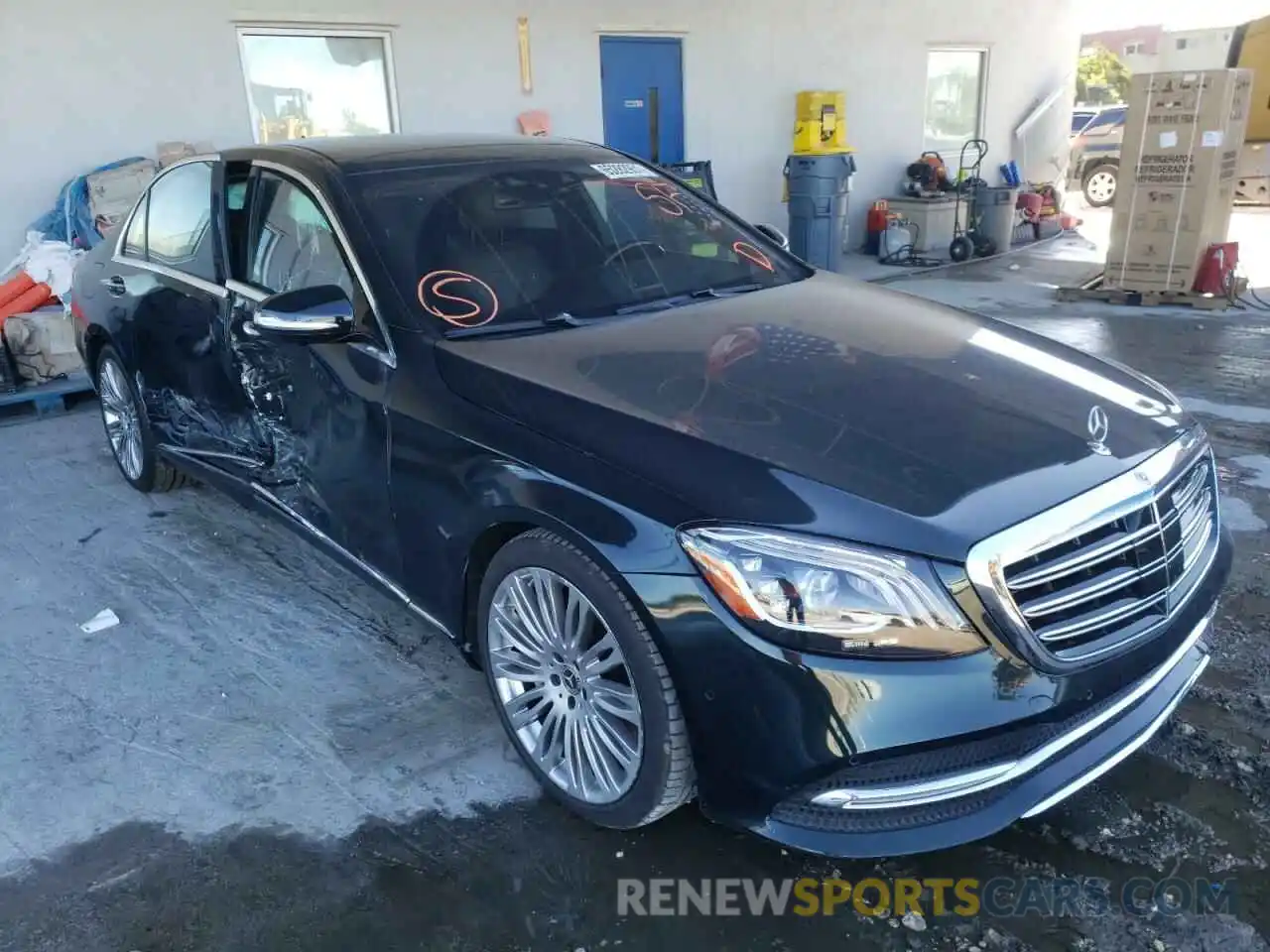 1 Photograph of a damaged car WDDUG8DB2KA469293 MERCEDES-BENZ S-CLASS 2019