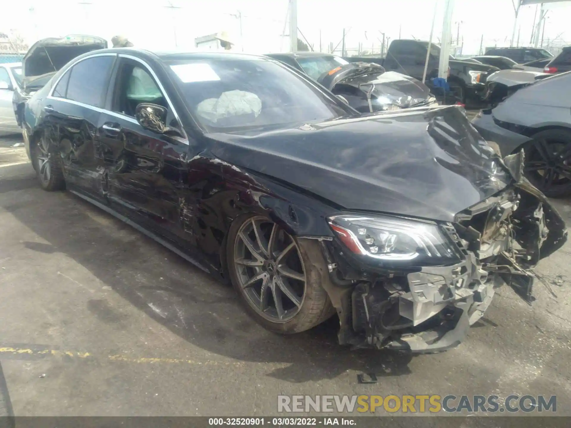 1 Photograph of a damaged car WDDUG8DB3KA426002 MERCEDES-BENZ S-CLASS 2019