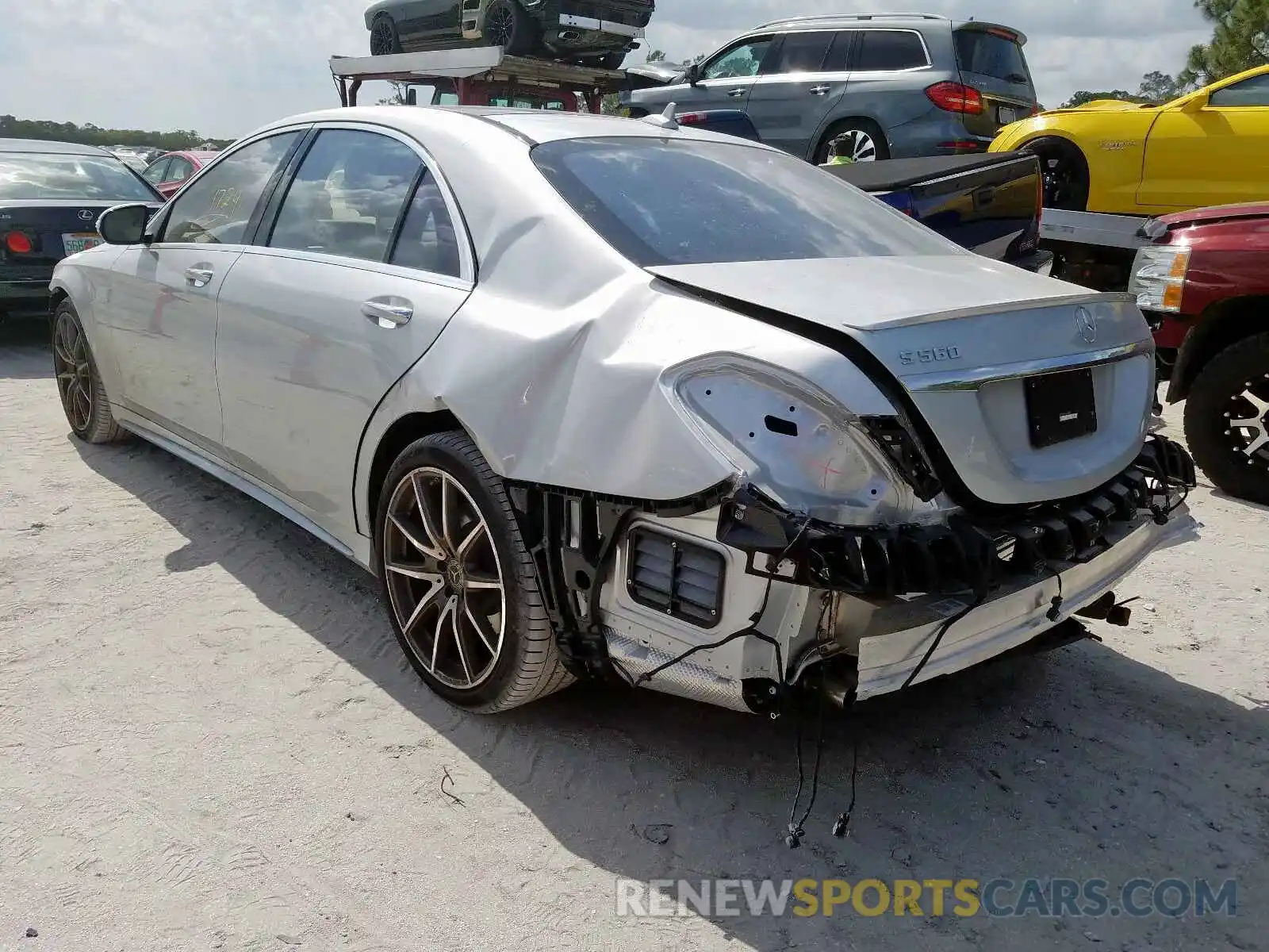 3 Photograph of a damaged car WDDUG8DB3KA448596 MERCEDES-BENZ S CLASS 2019