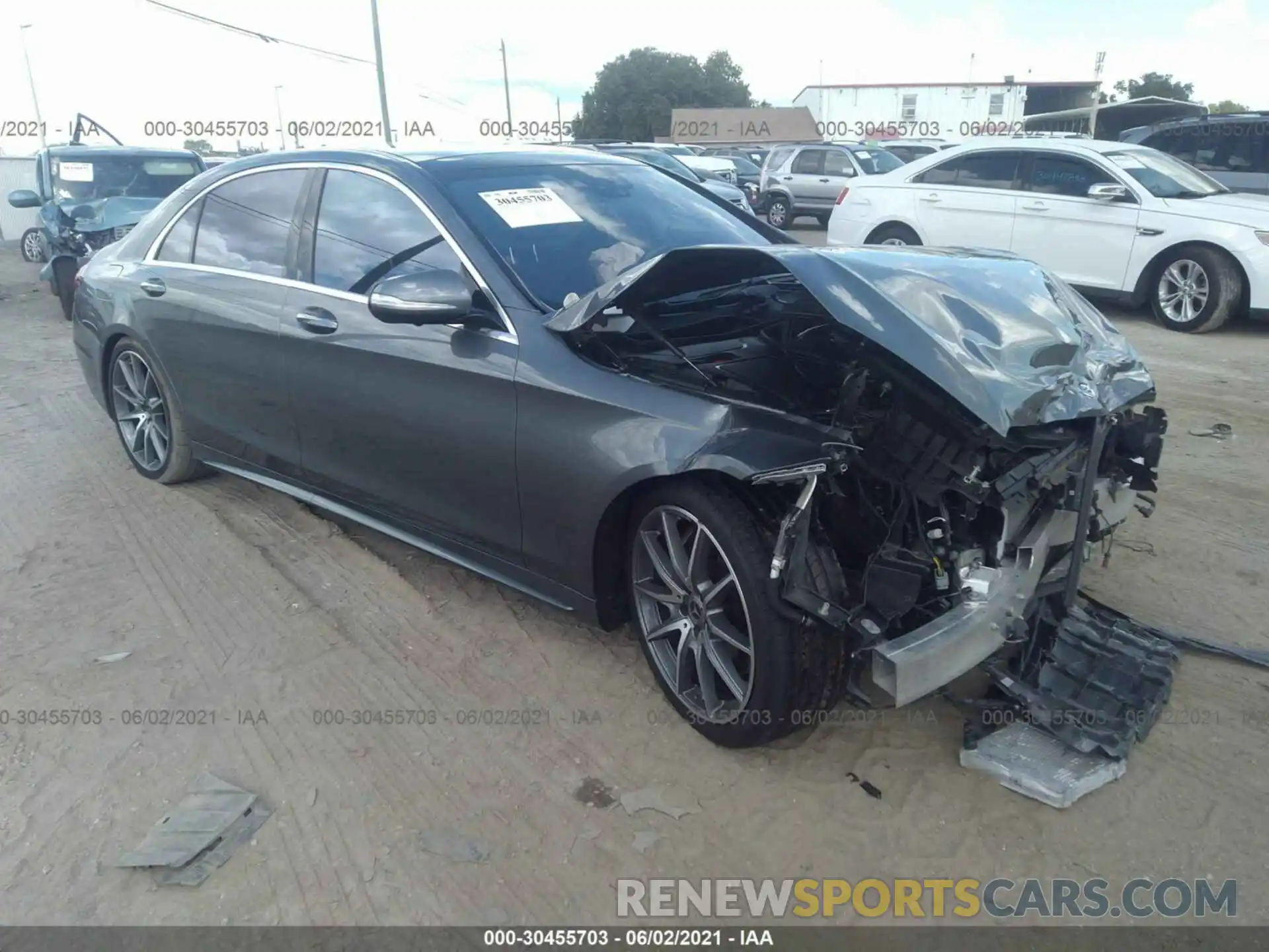 1 Photograph of a damaged car WDDUG8DB3KA480271 MERCEDES-BENZ S-CLASS 2019