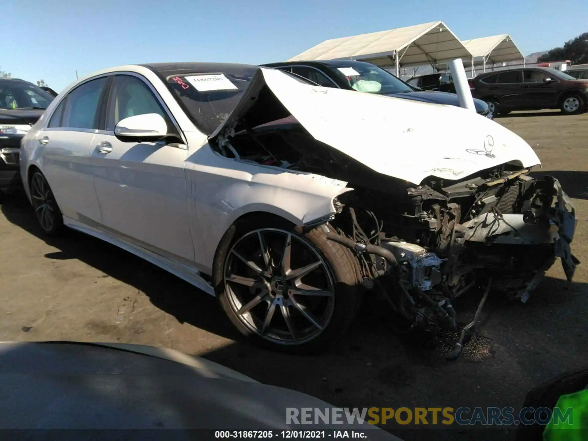 1 Photograph of a damaged car WDDUG8DB4KA433623 MERCEDES-BENZ S-CLASS 2019